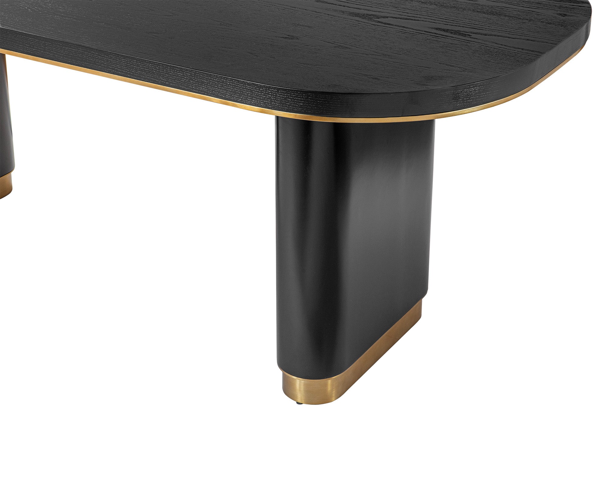 Chaplin Dining Table - Black Ash Wood