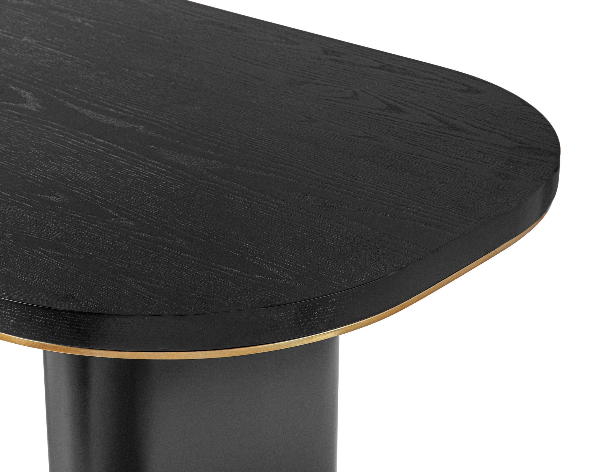Chaplin Dining Table - Black Ash Wood