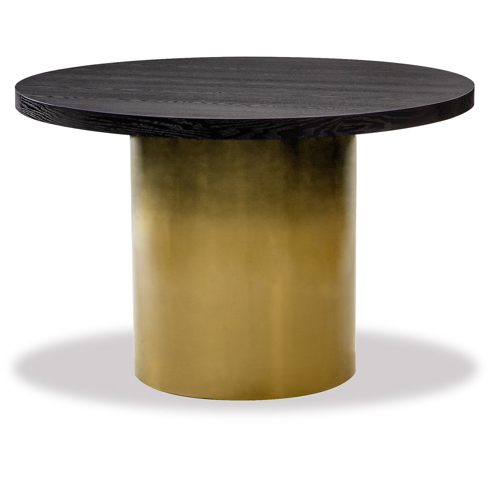 Dim Black & Gold Ombre Dining Table Small