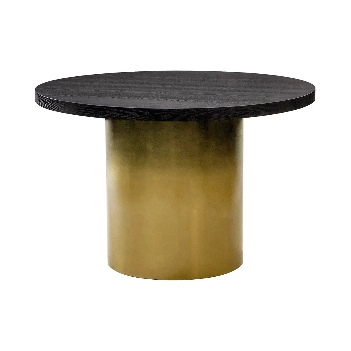 Dim Black & Gold Ombre Dining Table Small
