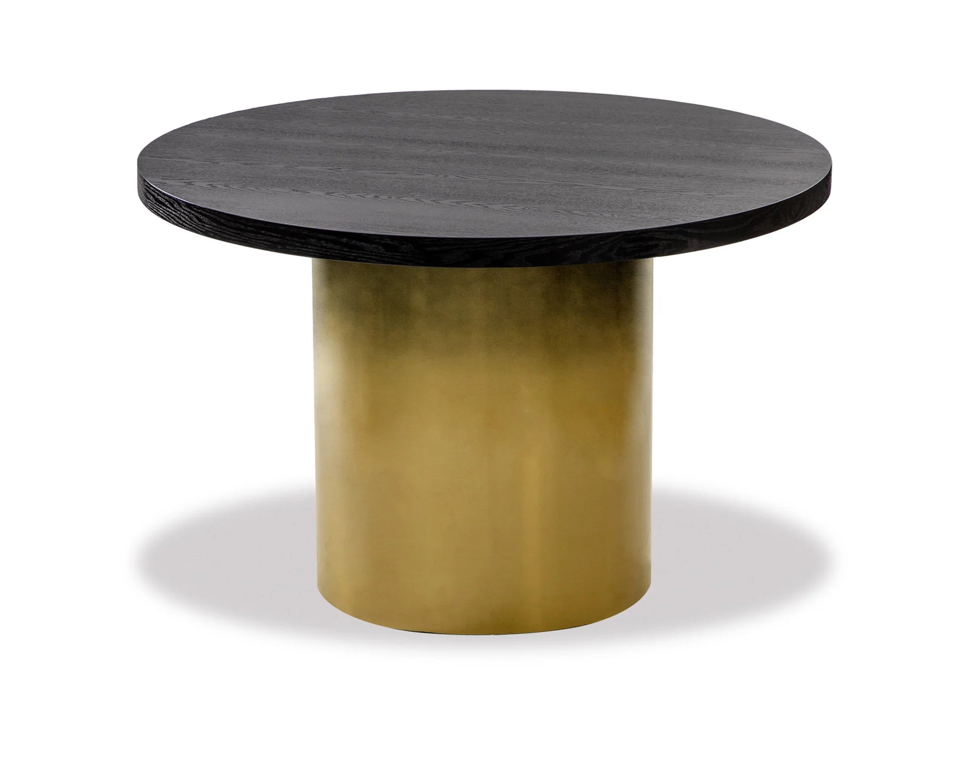 Dim Black & Gold Ombre Dining Table Small