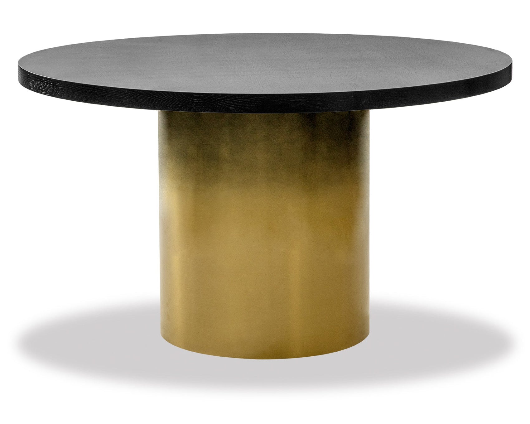 Dim Black & Gold Ombre Dining Table Large