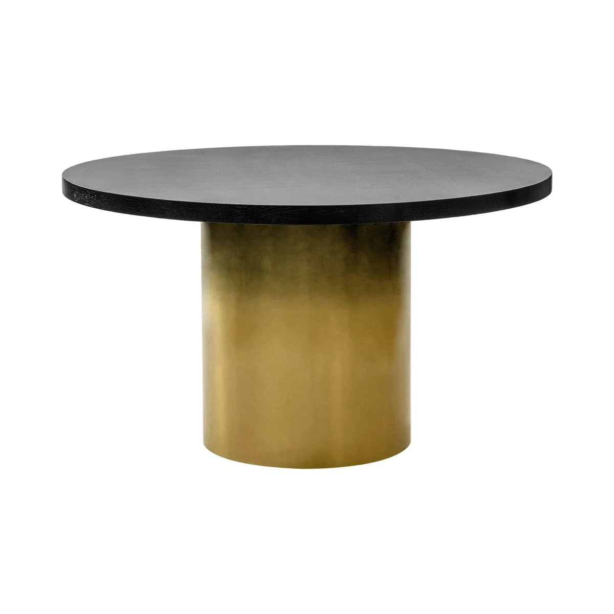 Dim Black & Gold Ombre Dining Table Large