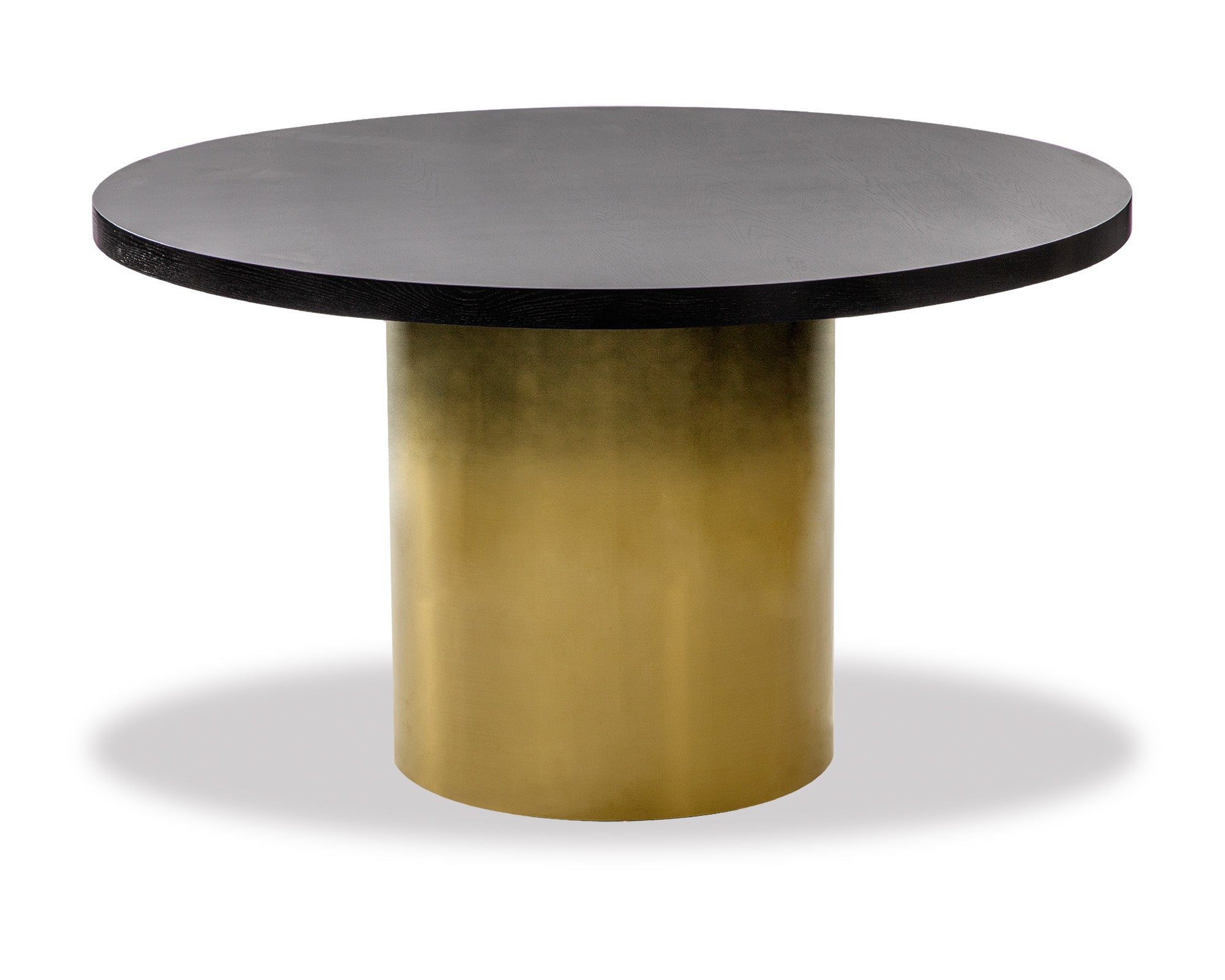 Dim Dining Table  Large - Black & Gold Ombre