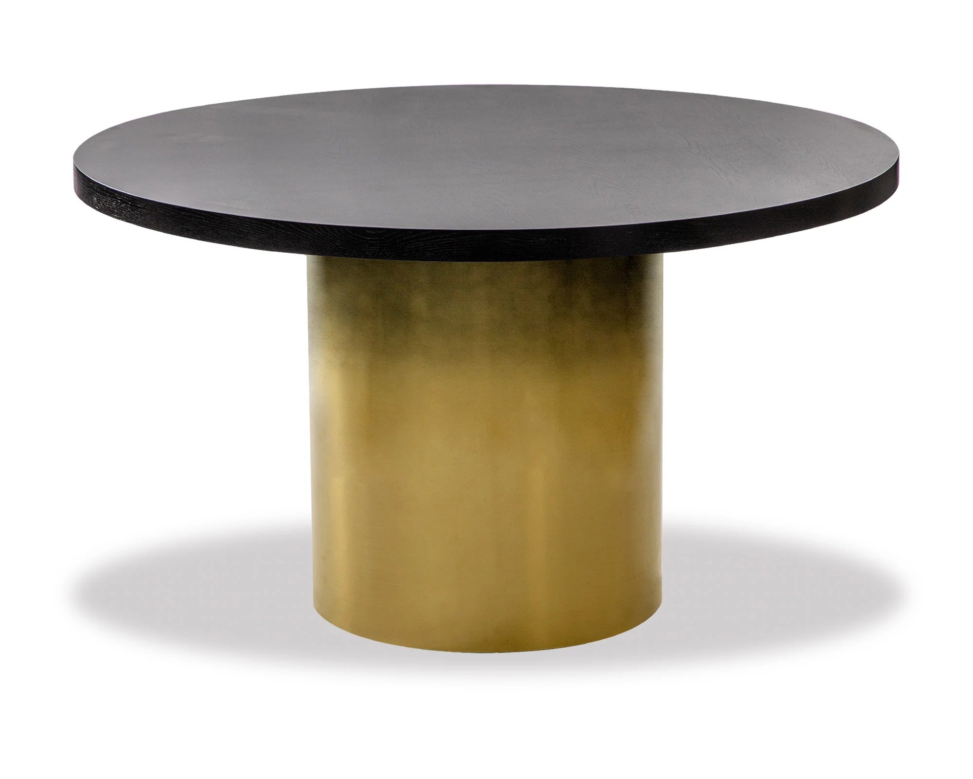 Dim Black & Gold Ombre Dining Table Large