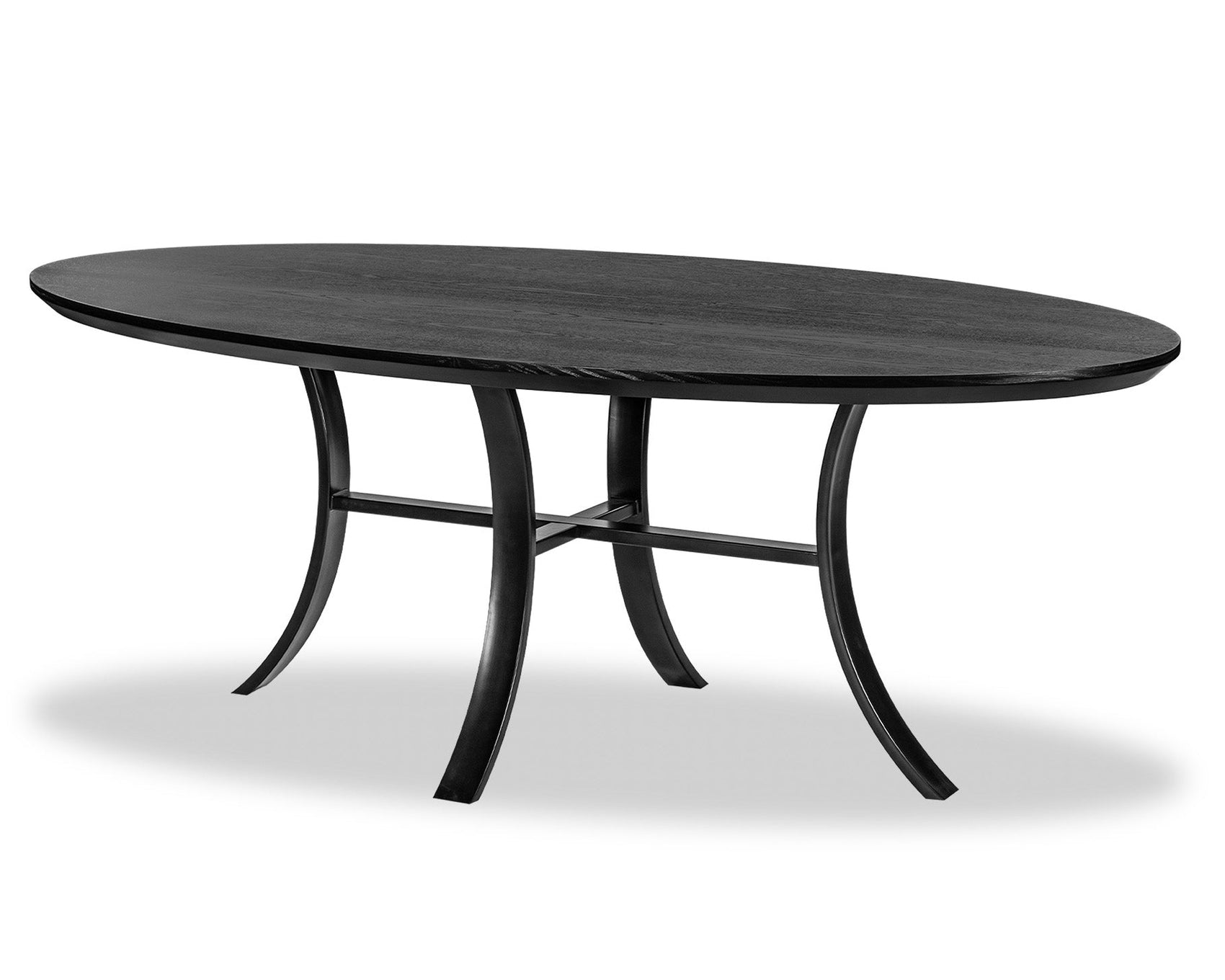Isola Black Ash Wood Dining Table