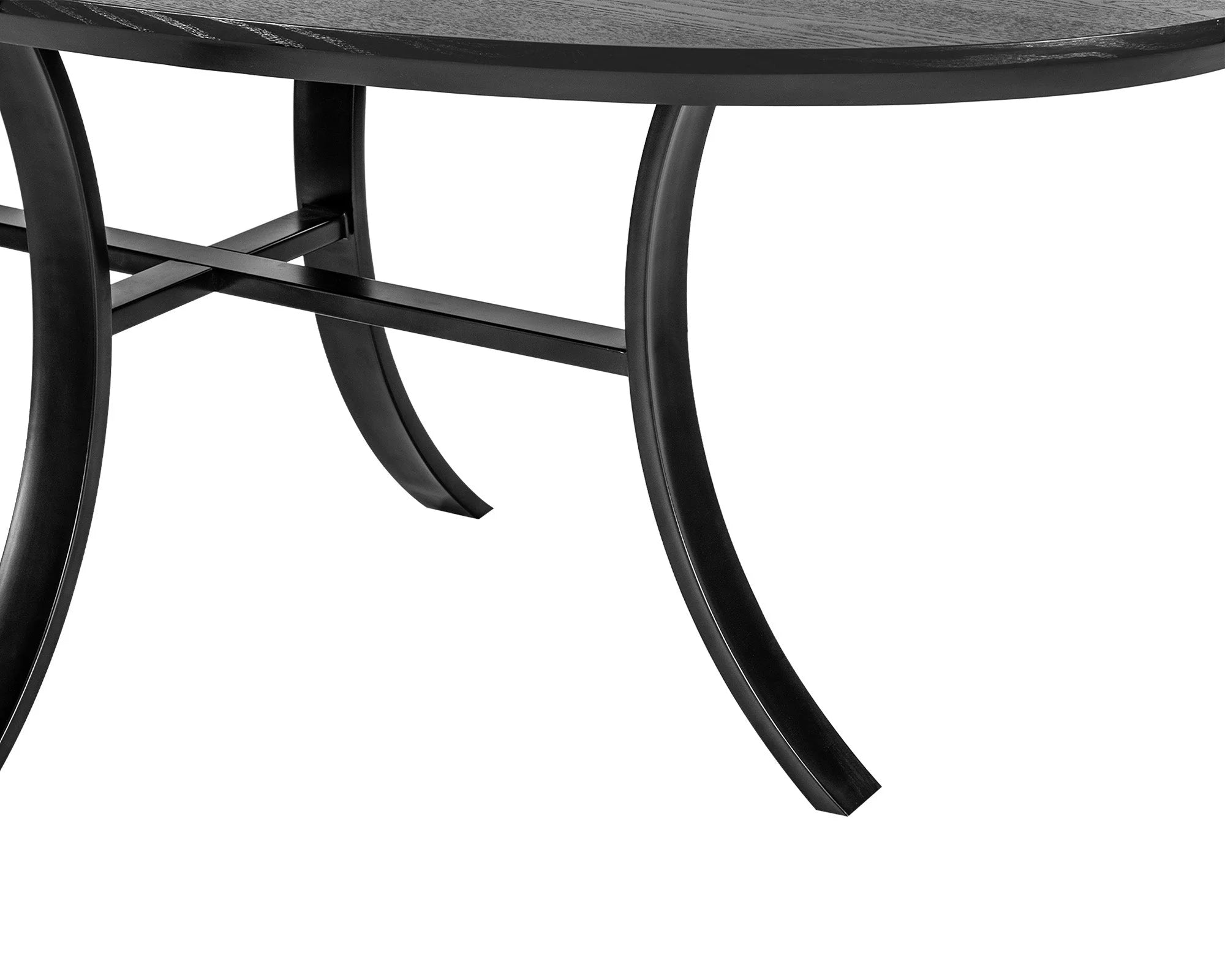 Isola Black Wood Dining Table