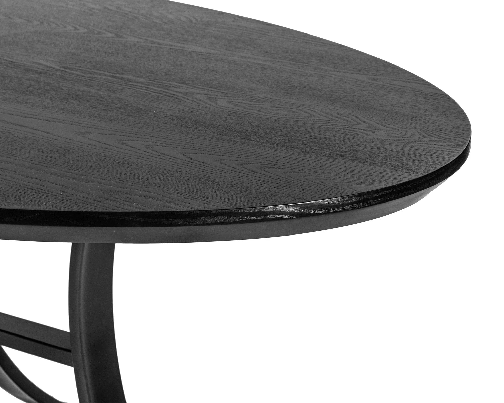 Isola Black Wood Dining Table