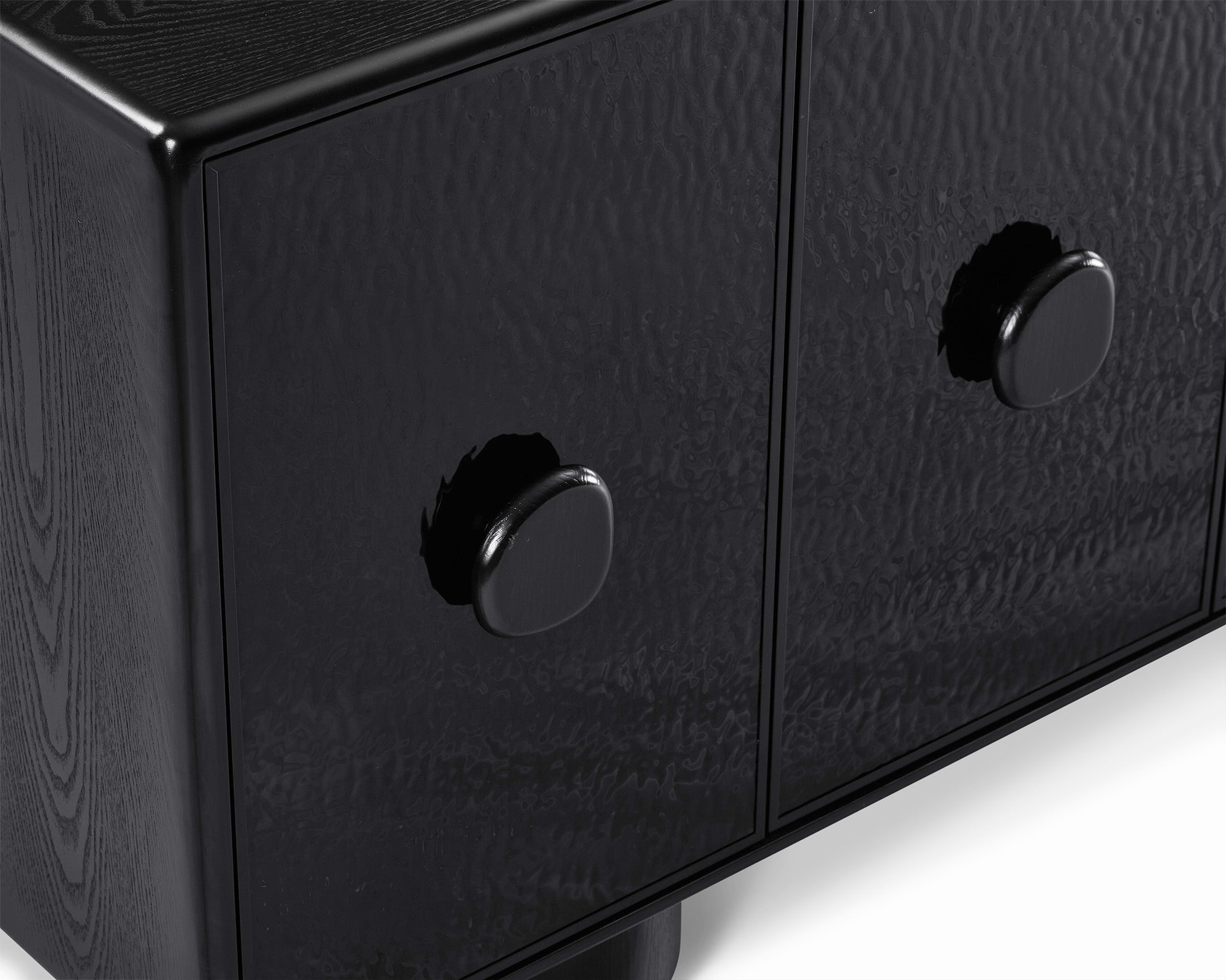 Sintra Sideboard - Black Wave Ash Wood