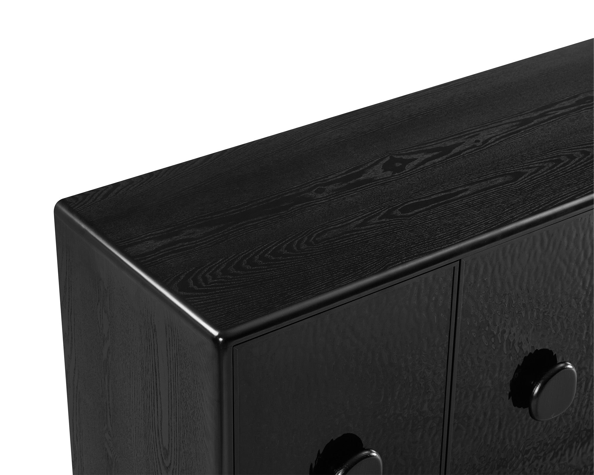 Sintra Sideboard - Black Wave Ash Wood