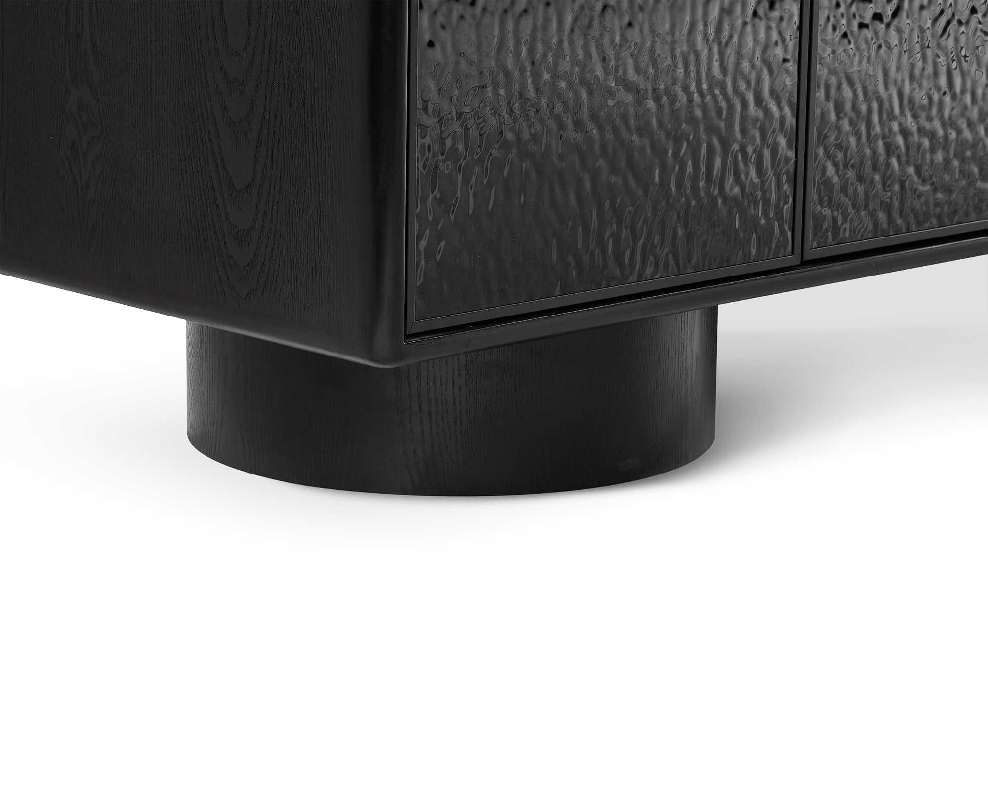 Sintra Sideboard - Black Wave Ash Wood