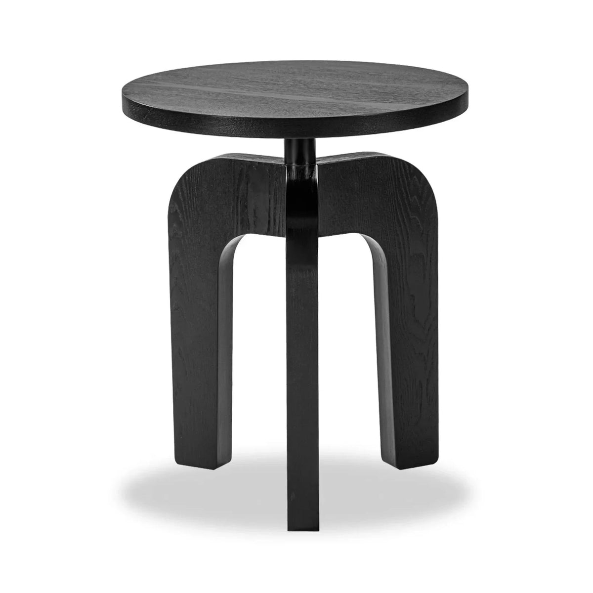 Otek Matt Black Wood Side Table