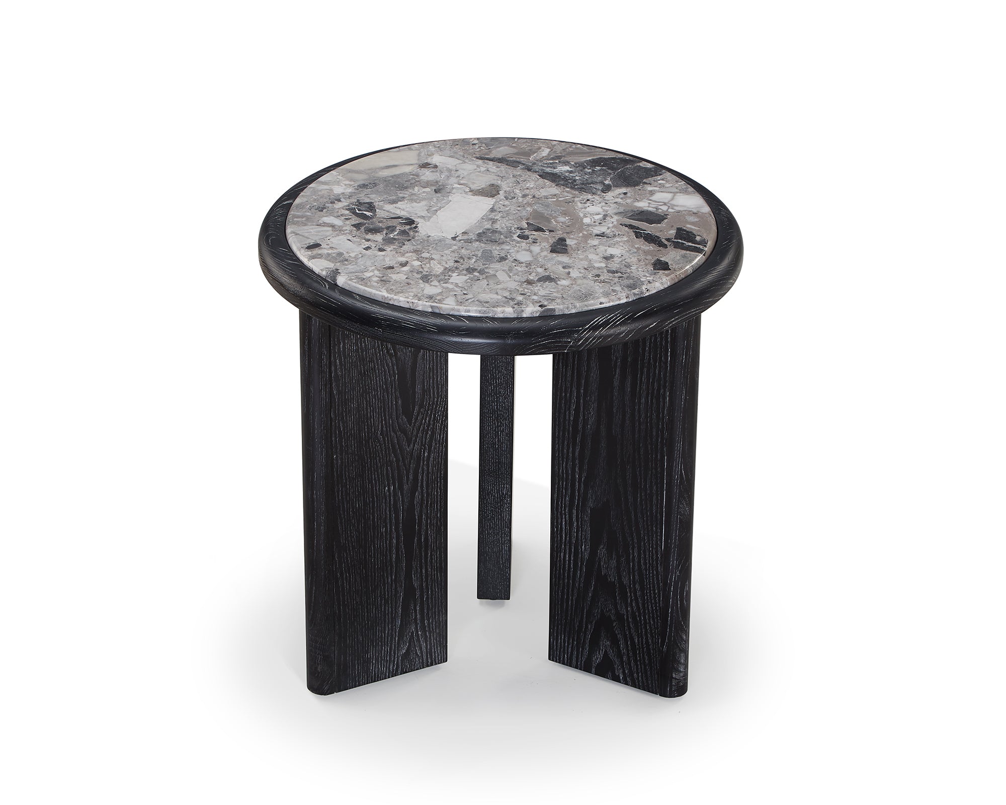 Herman Side Table  - Oreo Grey/Ebony