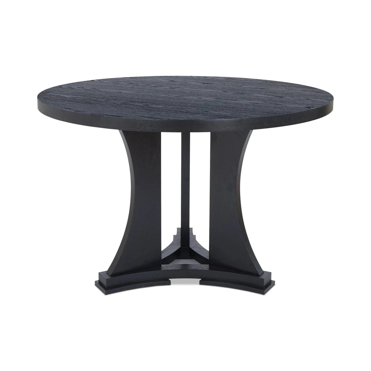 Trevi Black Wood Dining Table 120cm