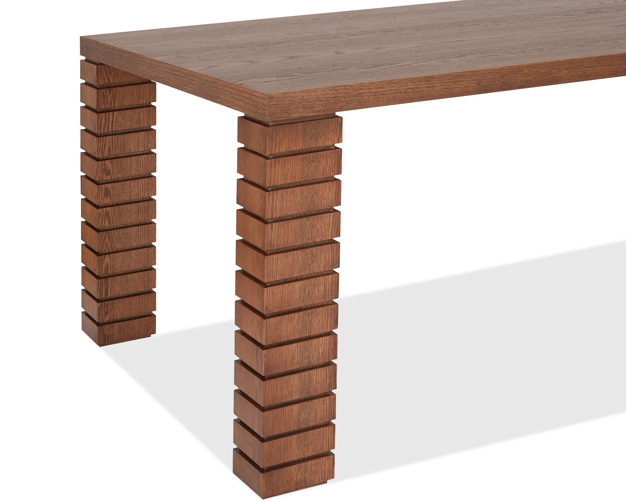 Pascal Brushed Brown Dining Table