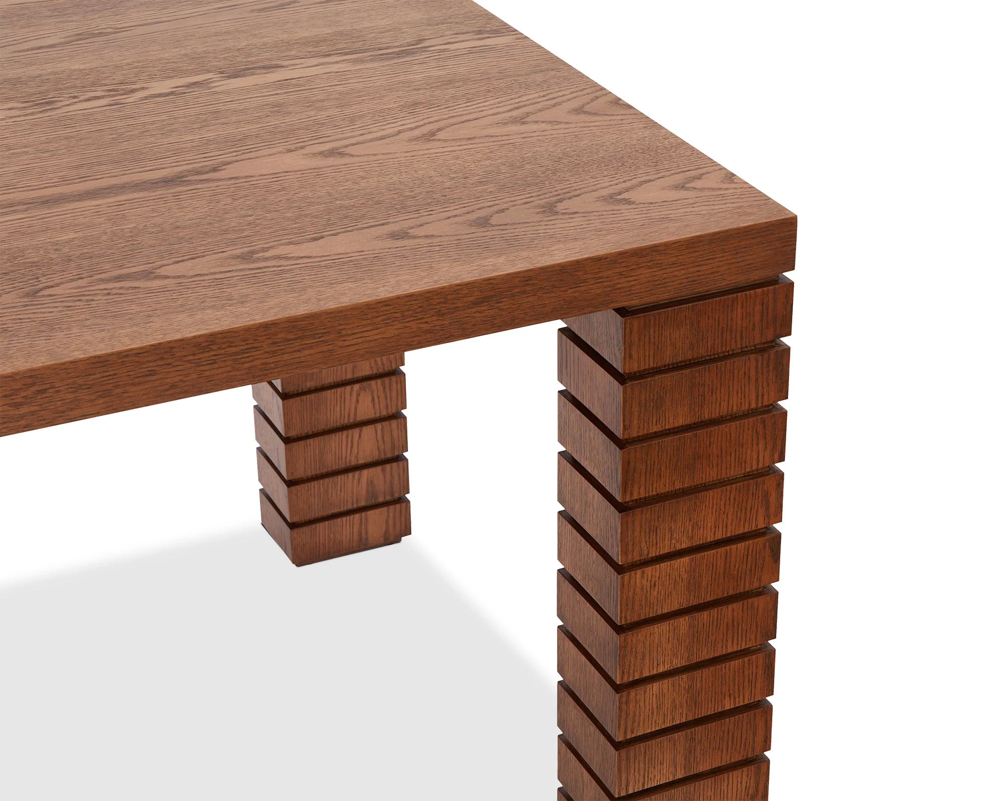 Pascal Brushed Brown Dining Table