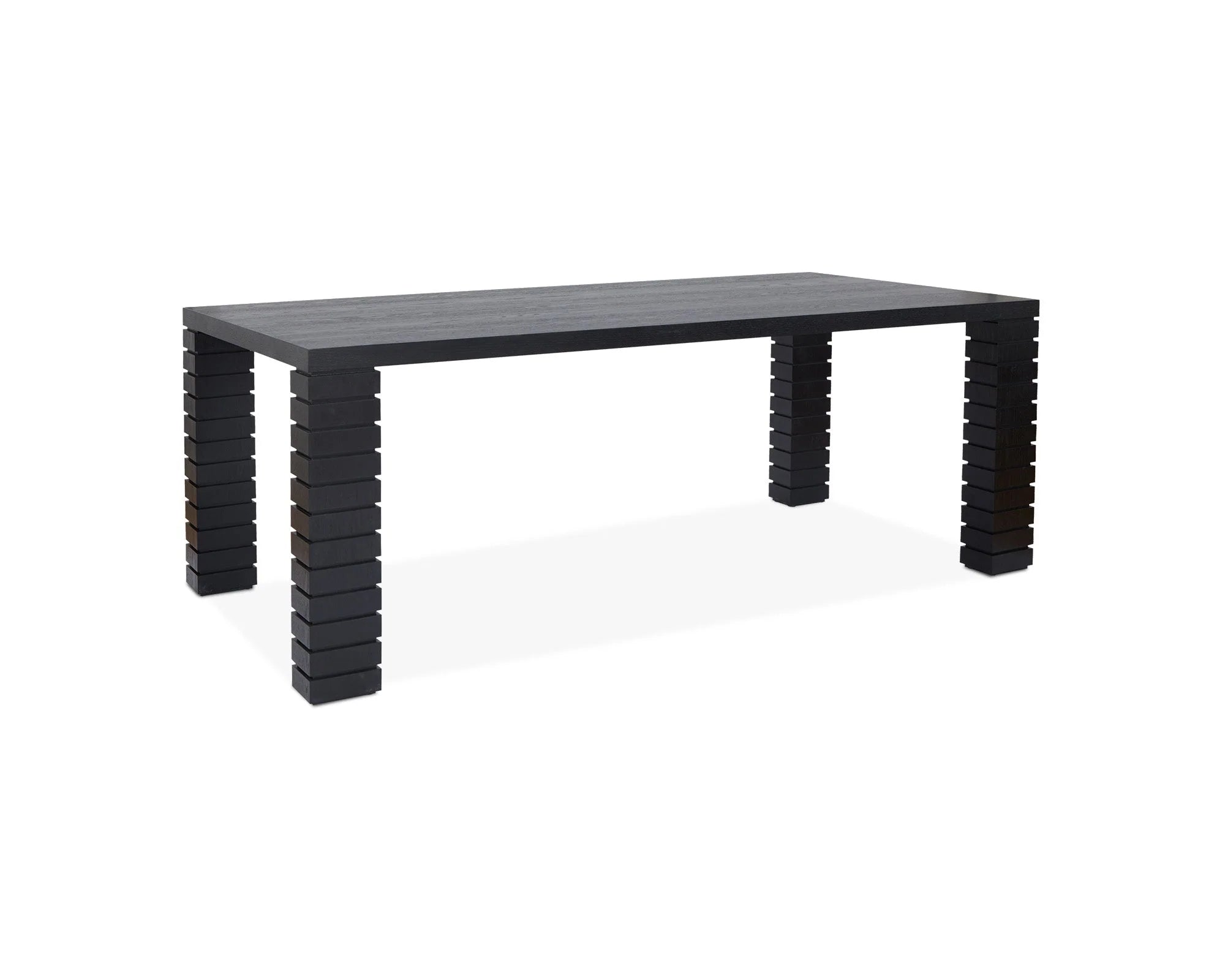 Pascal Black Wood Dining Table