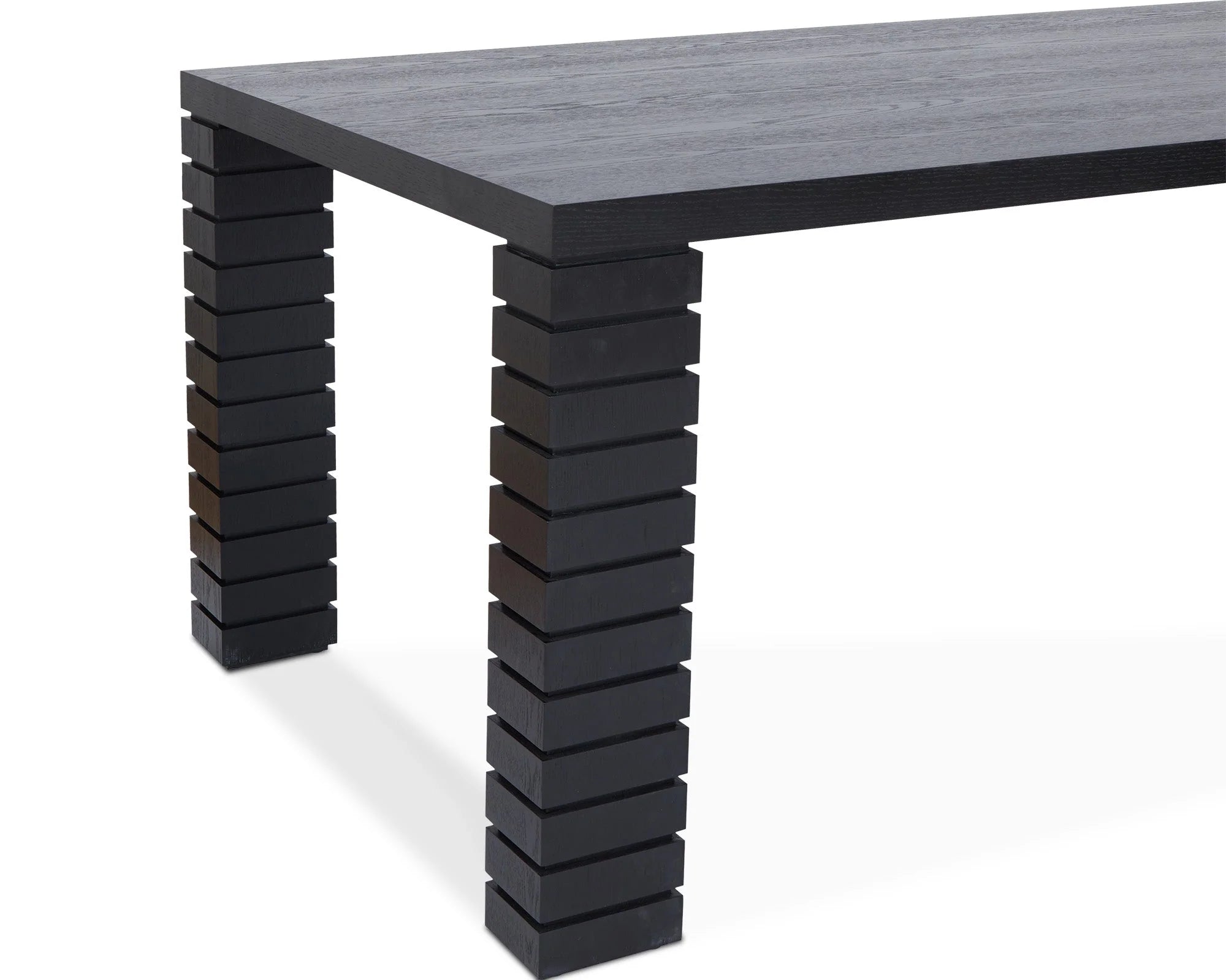 Pascal Black Wood Dining Table