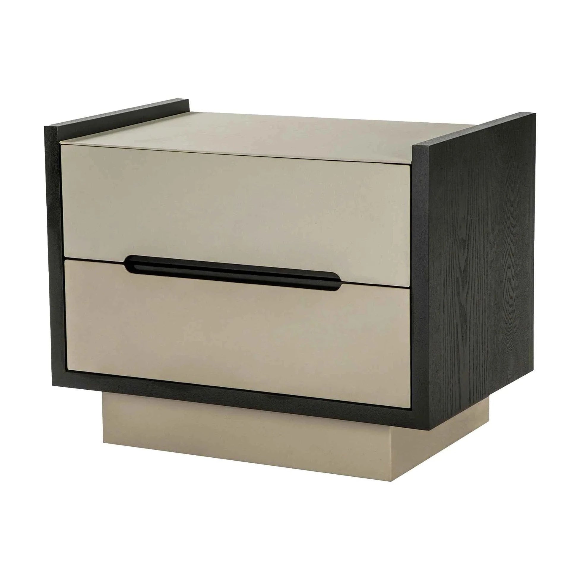 Antara Dark Soft Cream Bedside Table