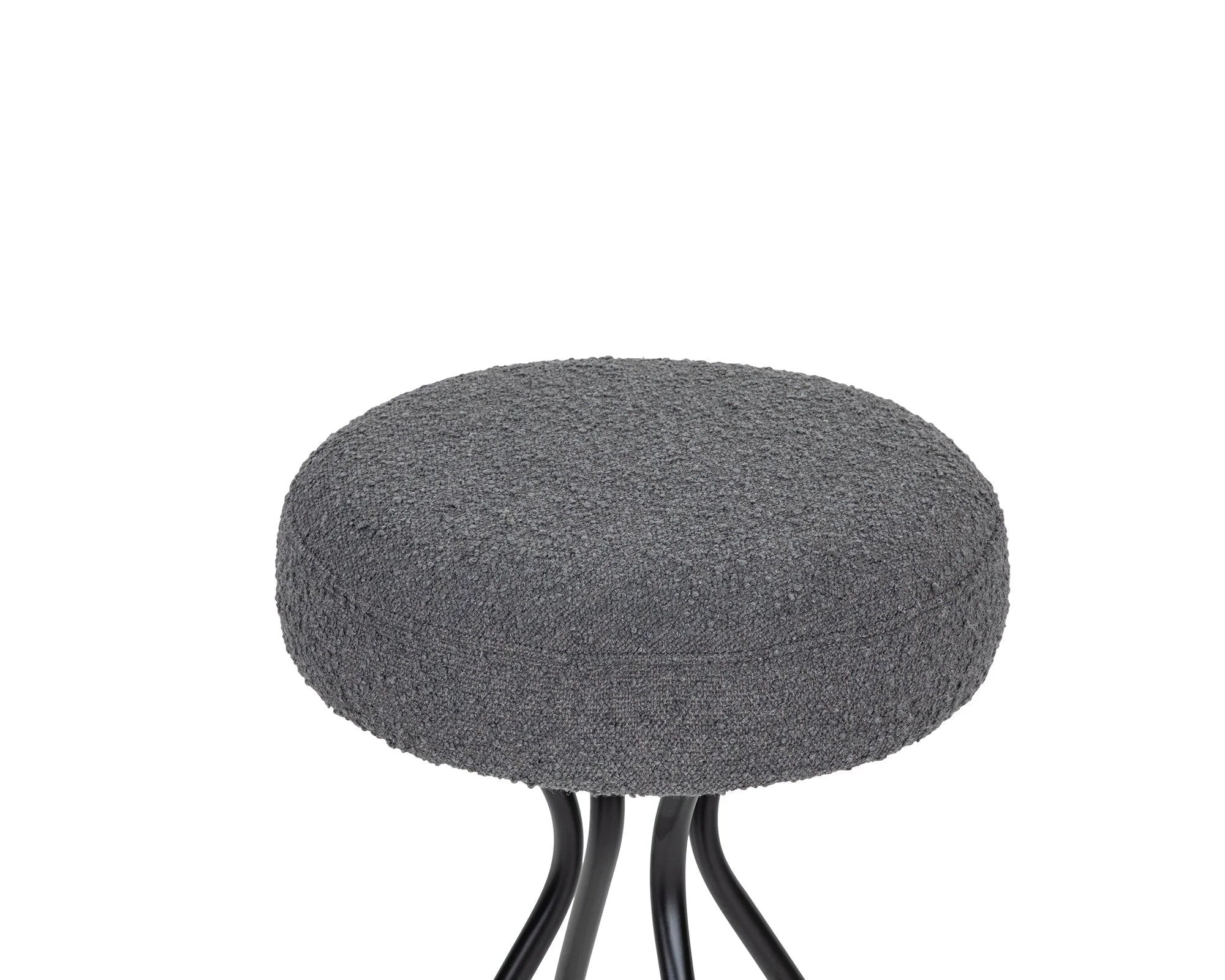 Hydra Graphic Grey Boucle Counter Stool