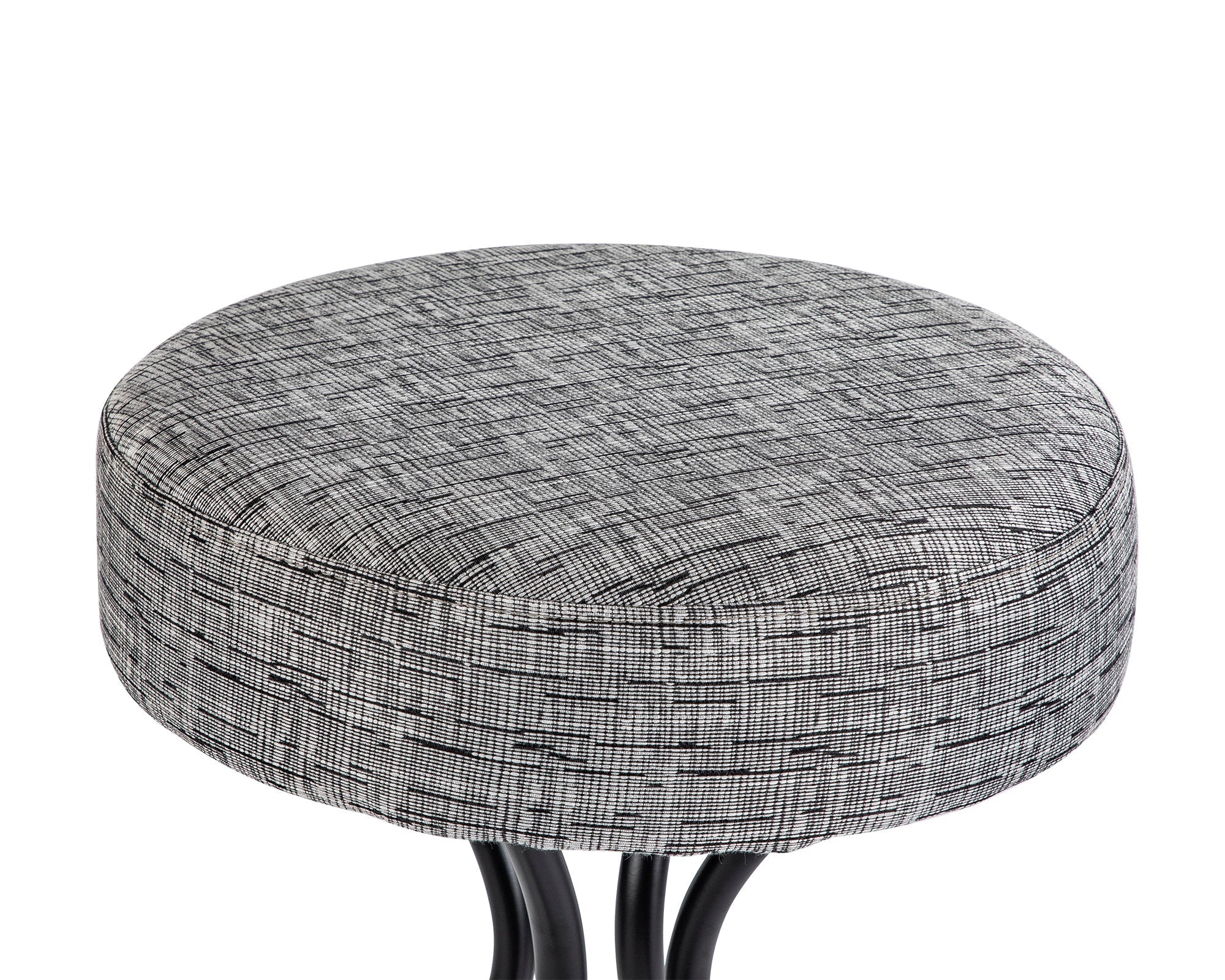 Hydra Bar Stool - Artesan Black & White