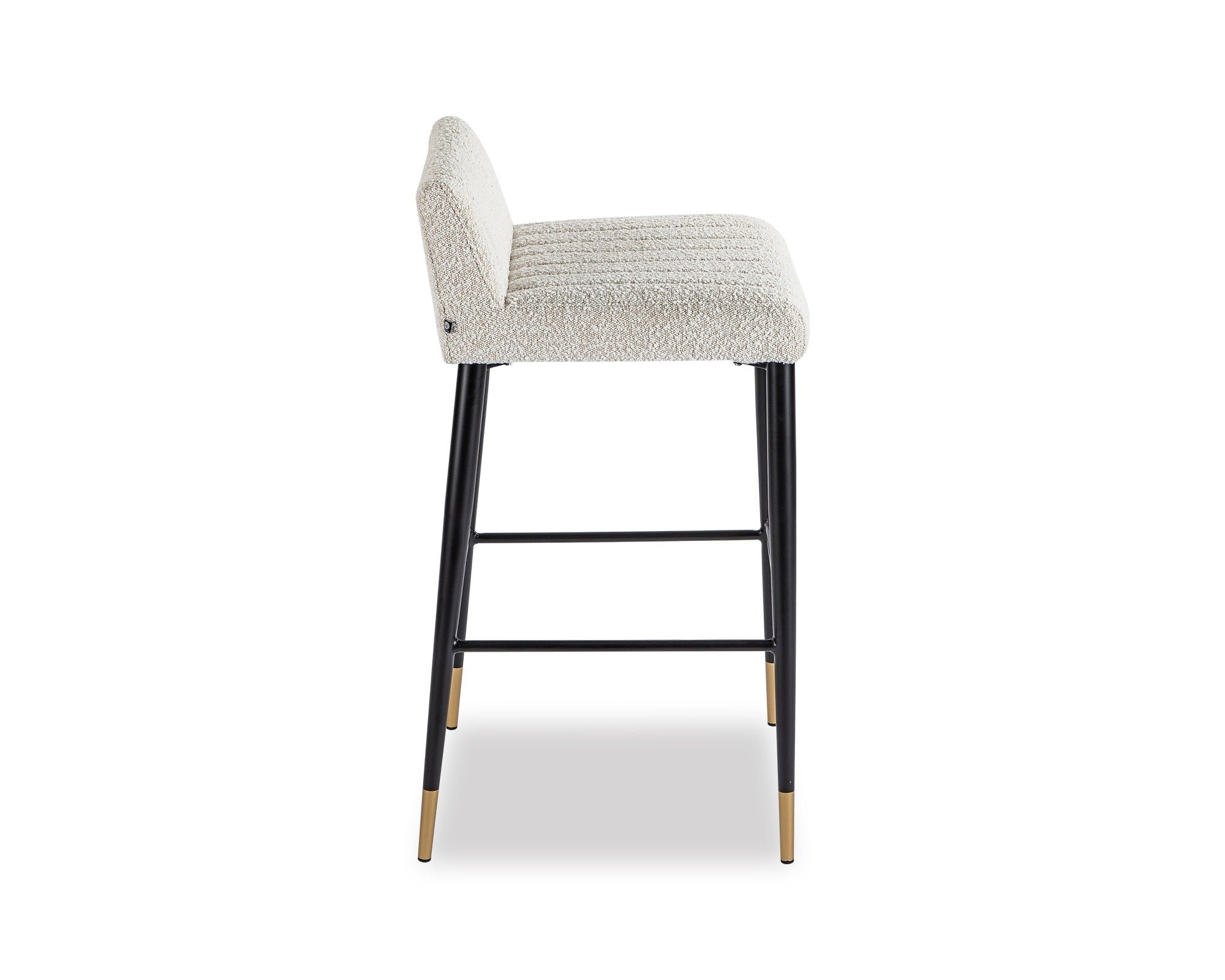 Coltrane Bar Stool - Sand Cream Boucle