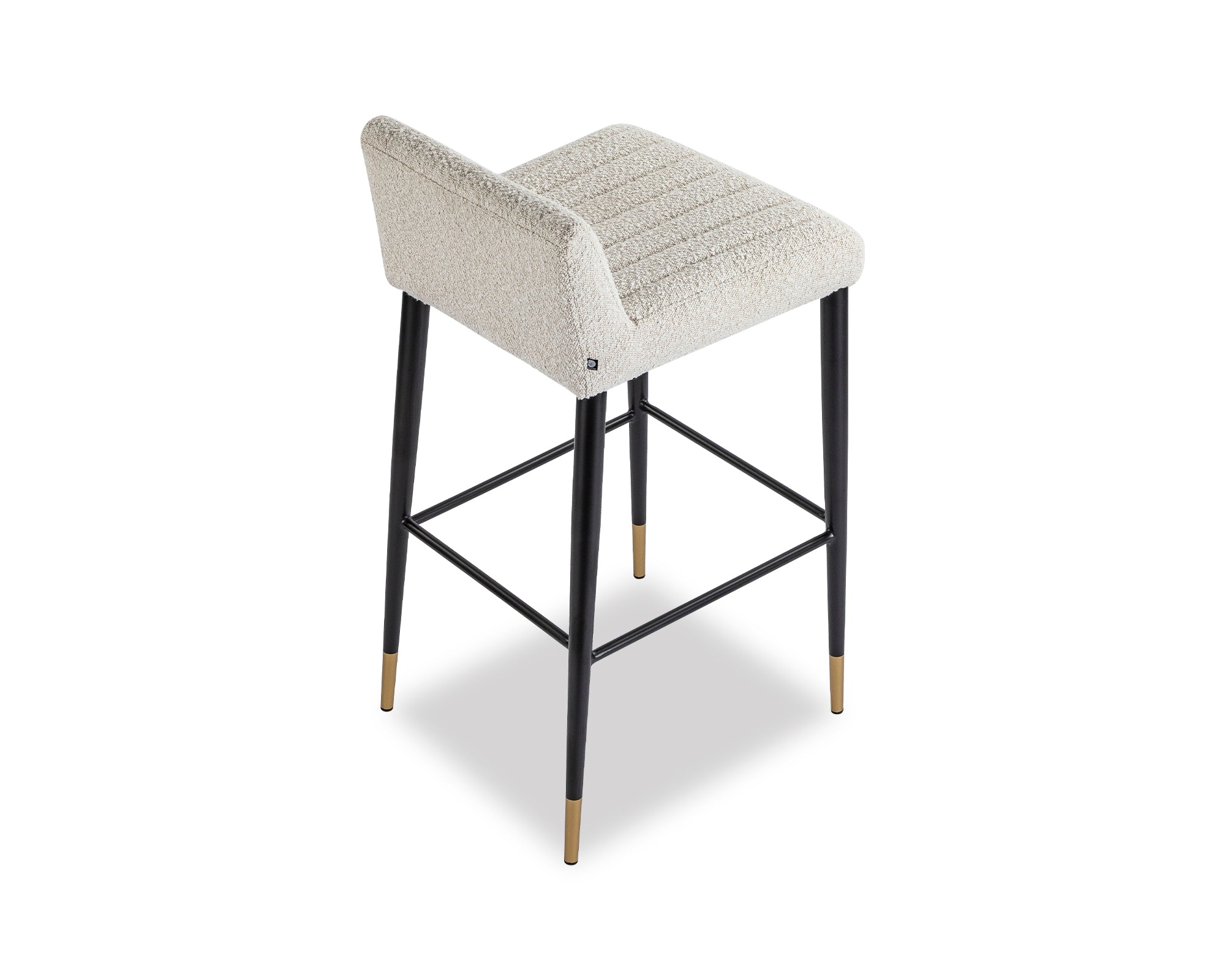 Coltrane Bar Stool - Sand Cream Boucle