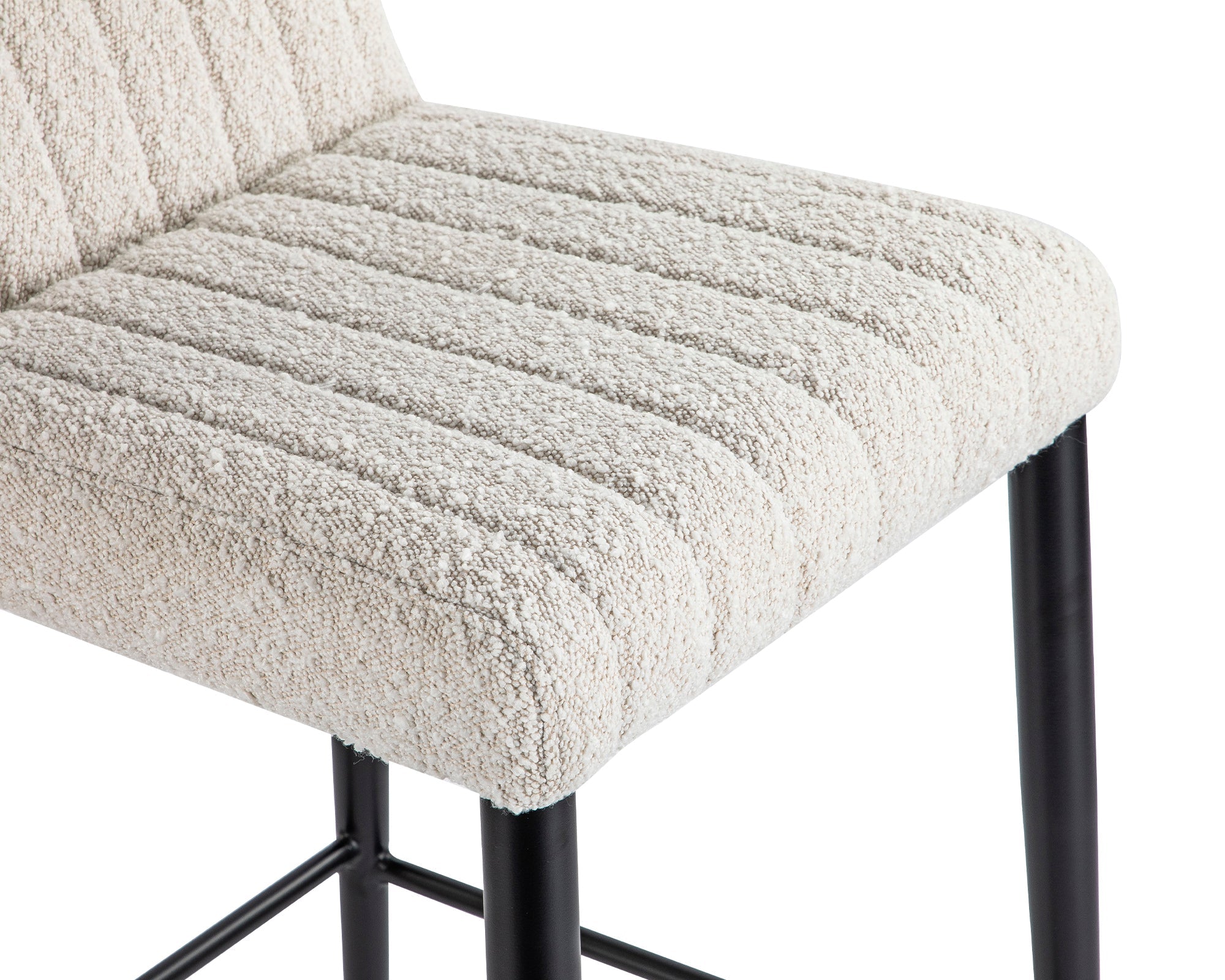 Coltrane Bar Stool - Sand Cream Boucle