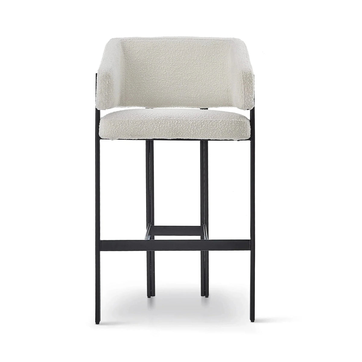 Tatler Sand Cream Boucle Bar Stool