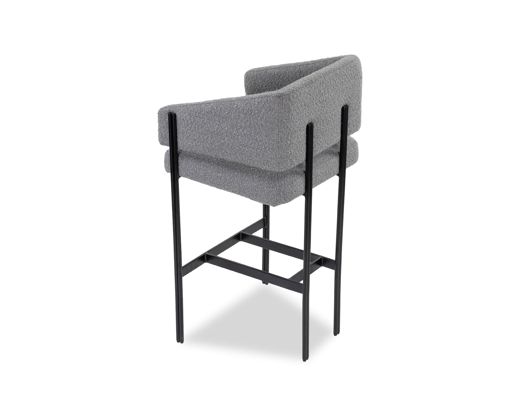 Tatler Boucle Grey Bar Stool small
