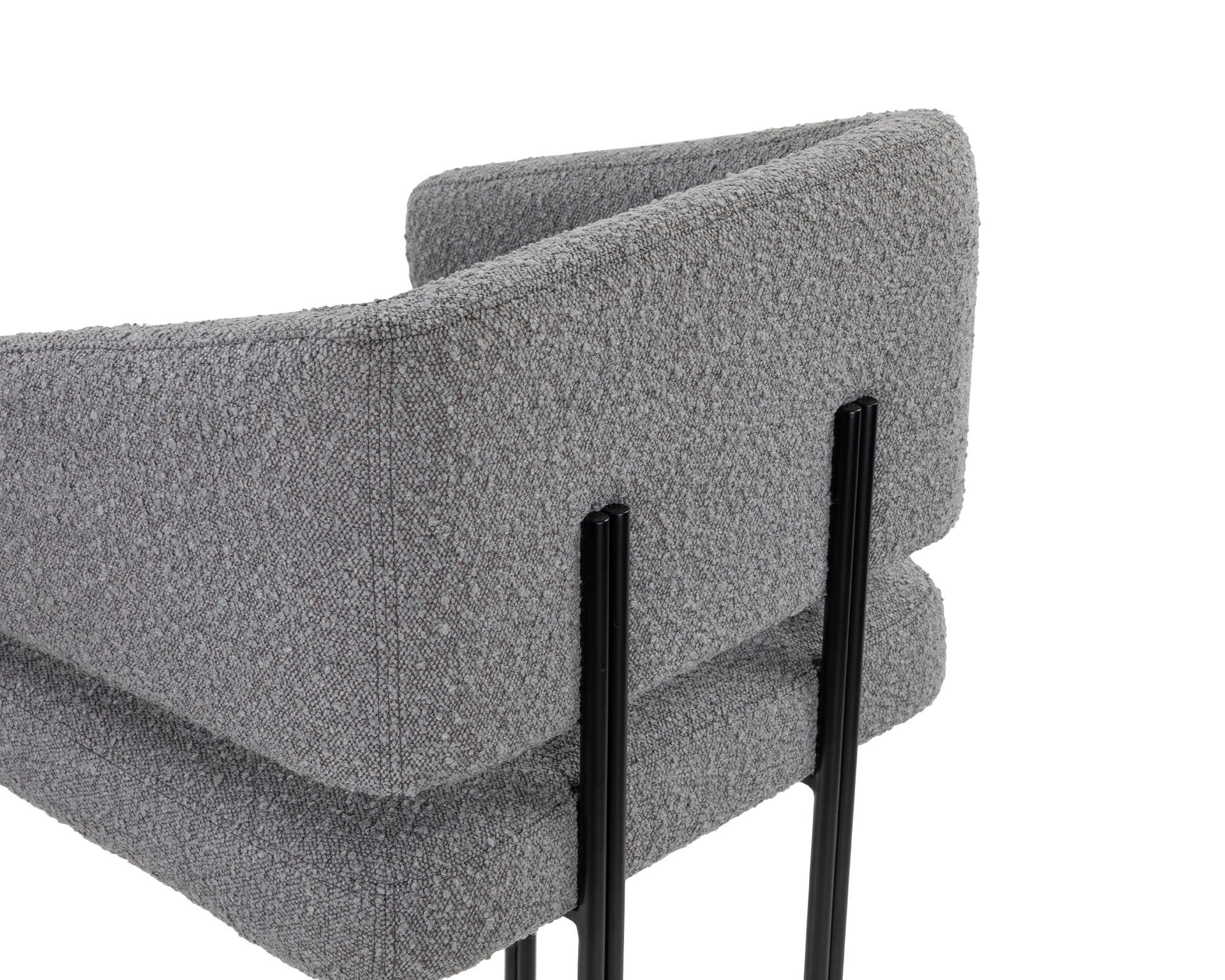 Tatler Boucle Grey Bar Stool small