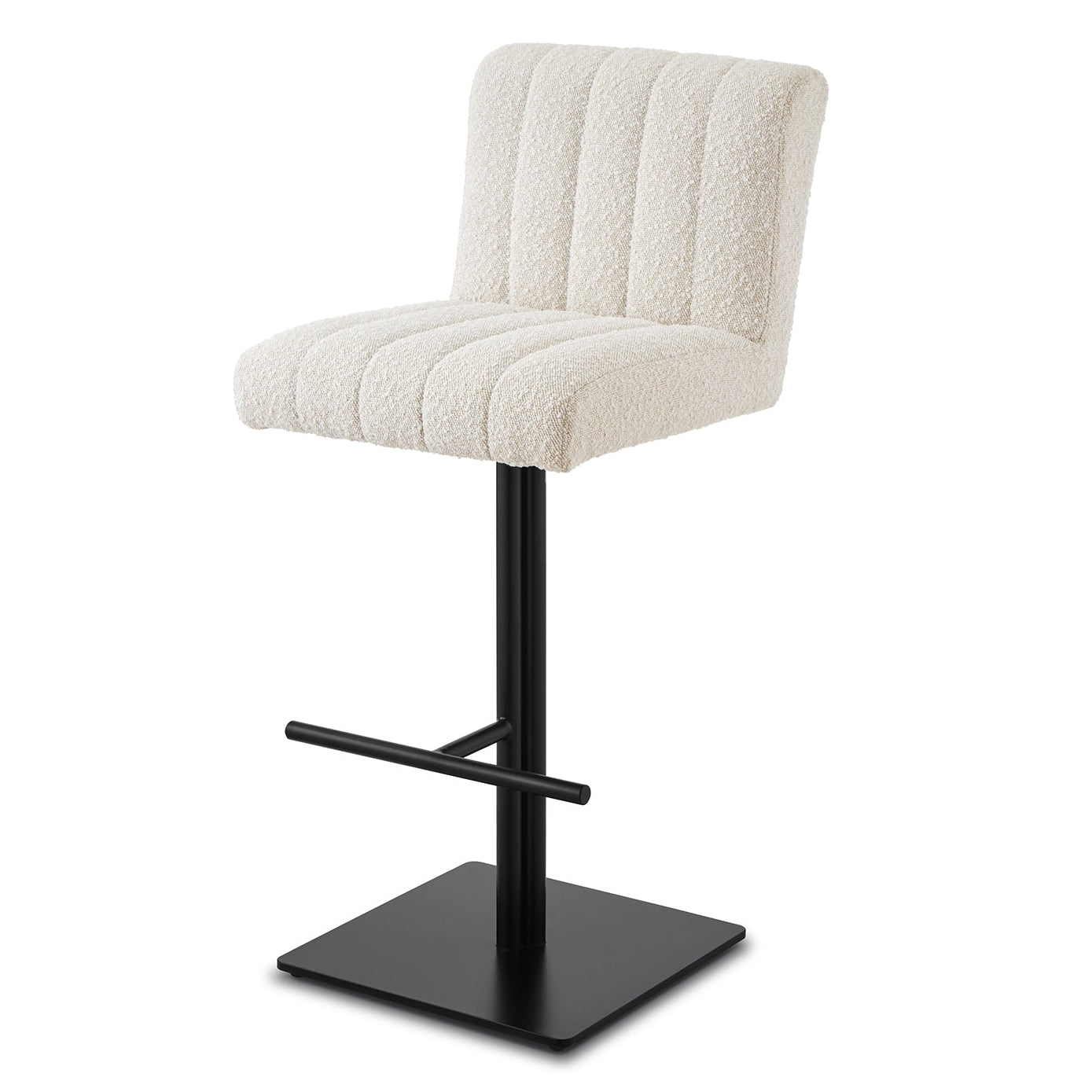 Dukes Sand Cream Boucle Bar Stool