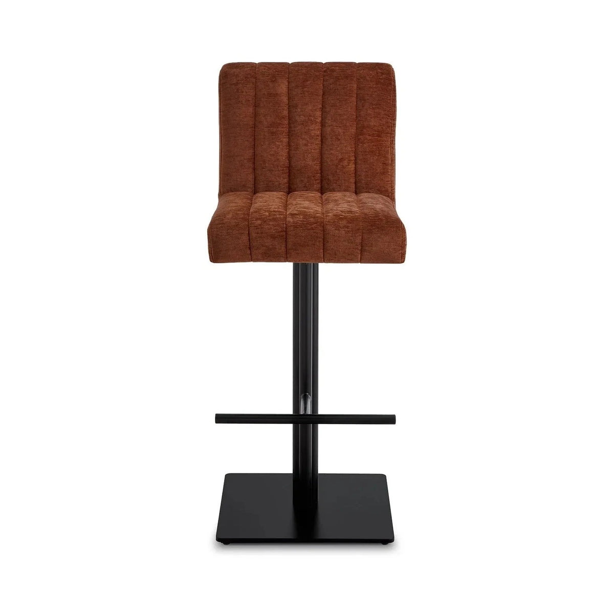 Dukes Sysley Rust II Chenille Bar Stool