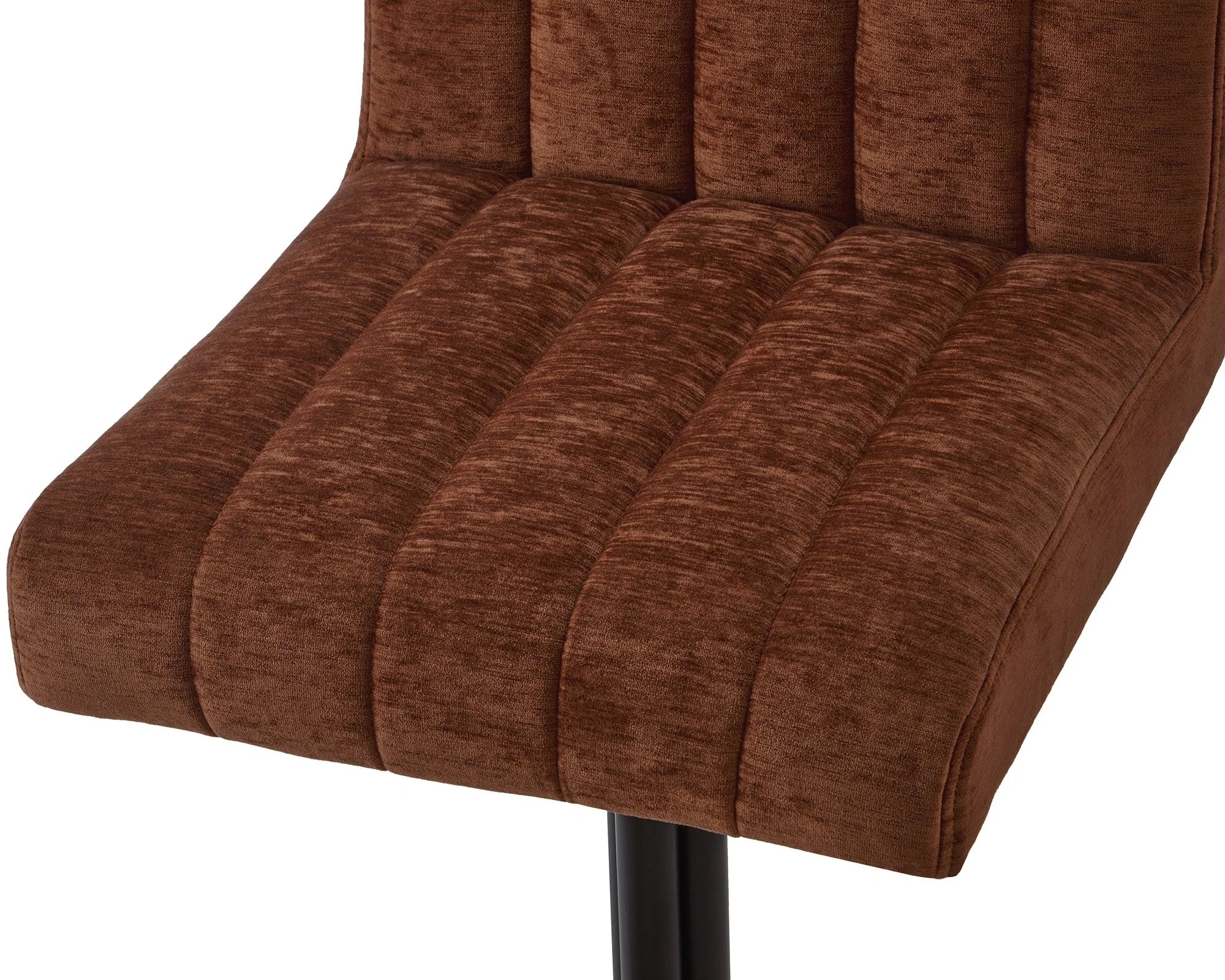 Dukes Sysley Rust II Chenille Bar Stool