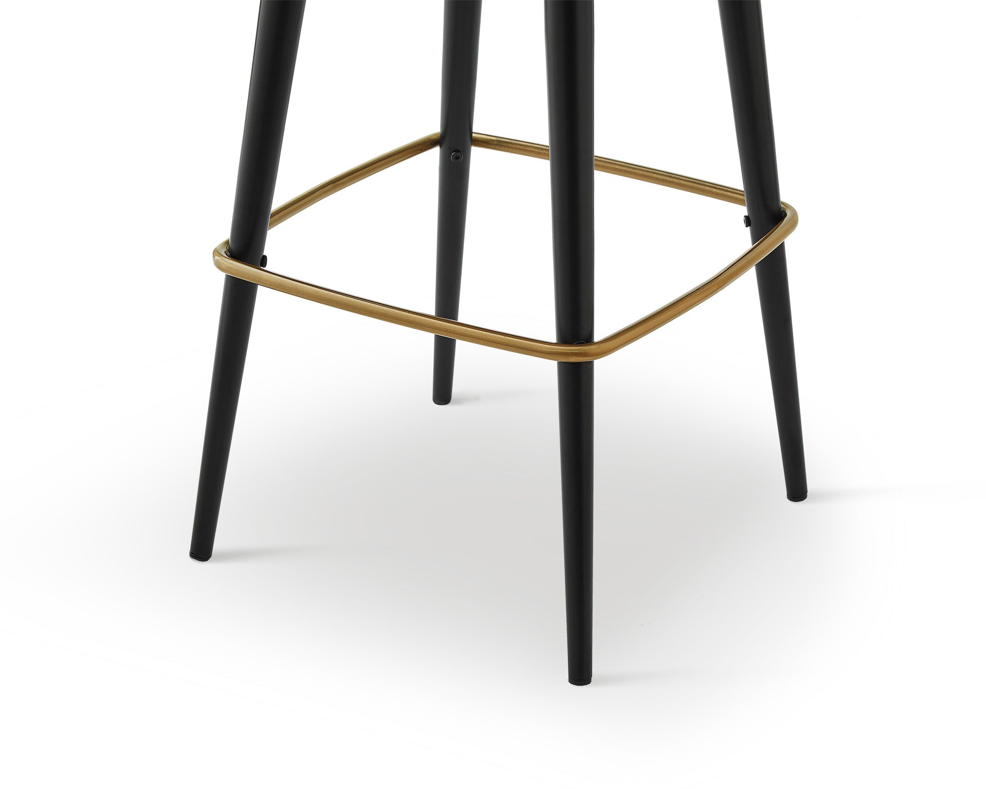 Josephine Bennett Mustard Chenille Bar Stool