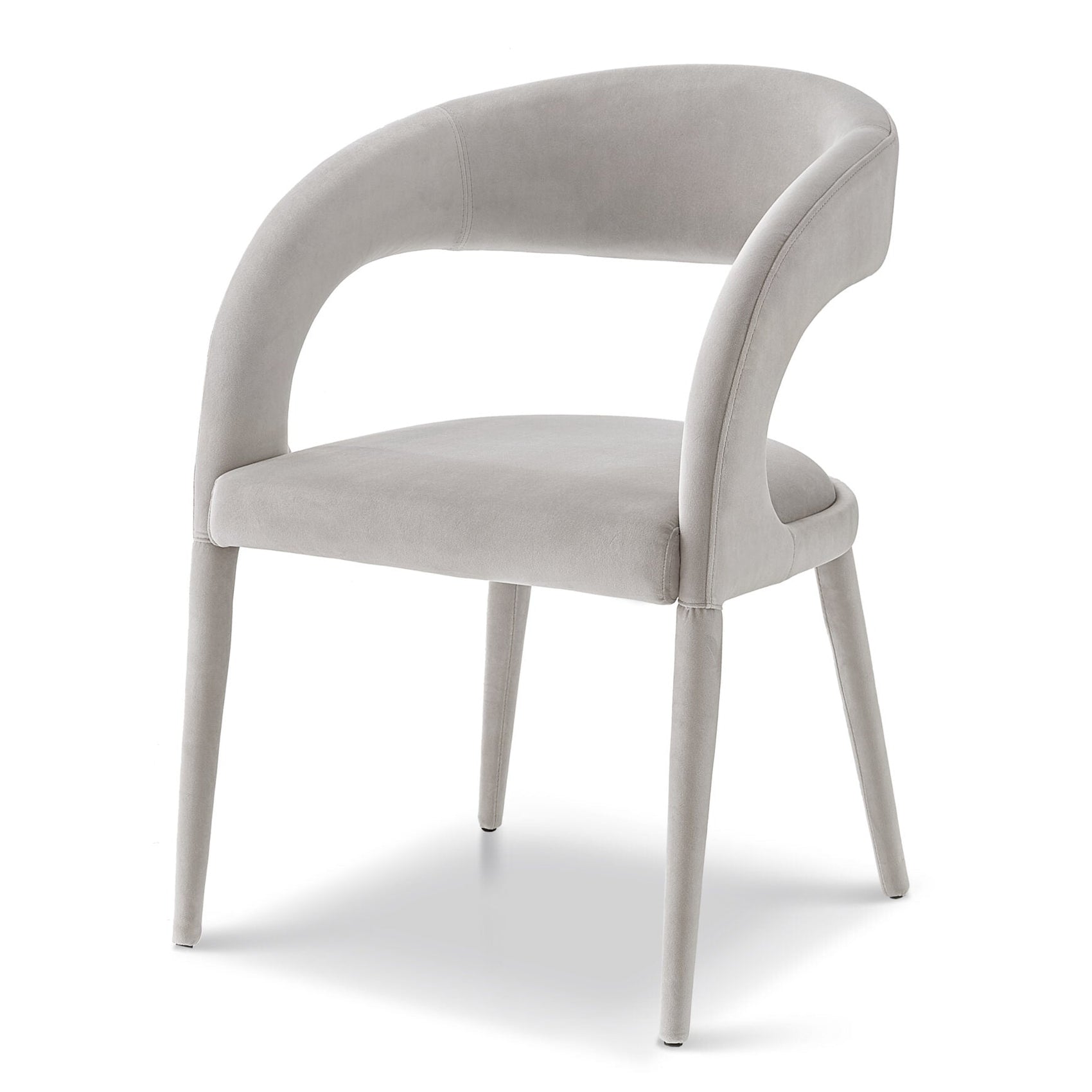 Salma Dining Chair - Melbourne Stone Velvet