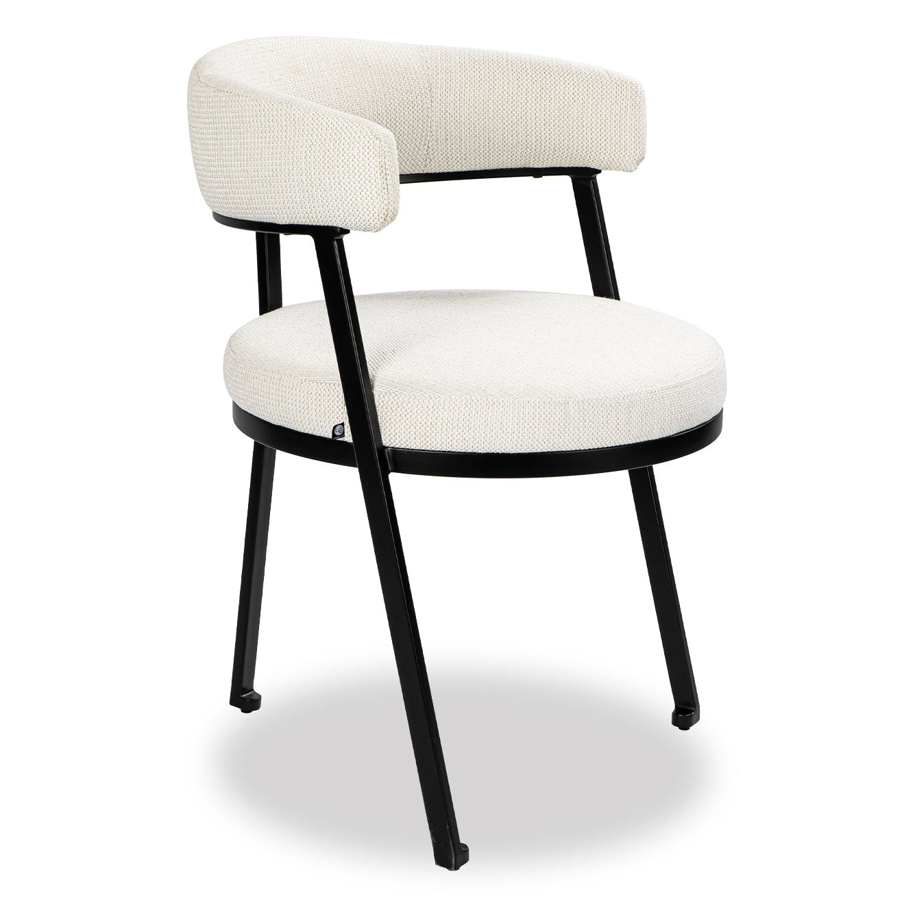 Bonnet Pilman Beige Linen Look Dining Chair