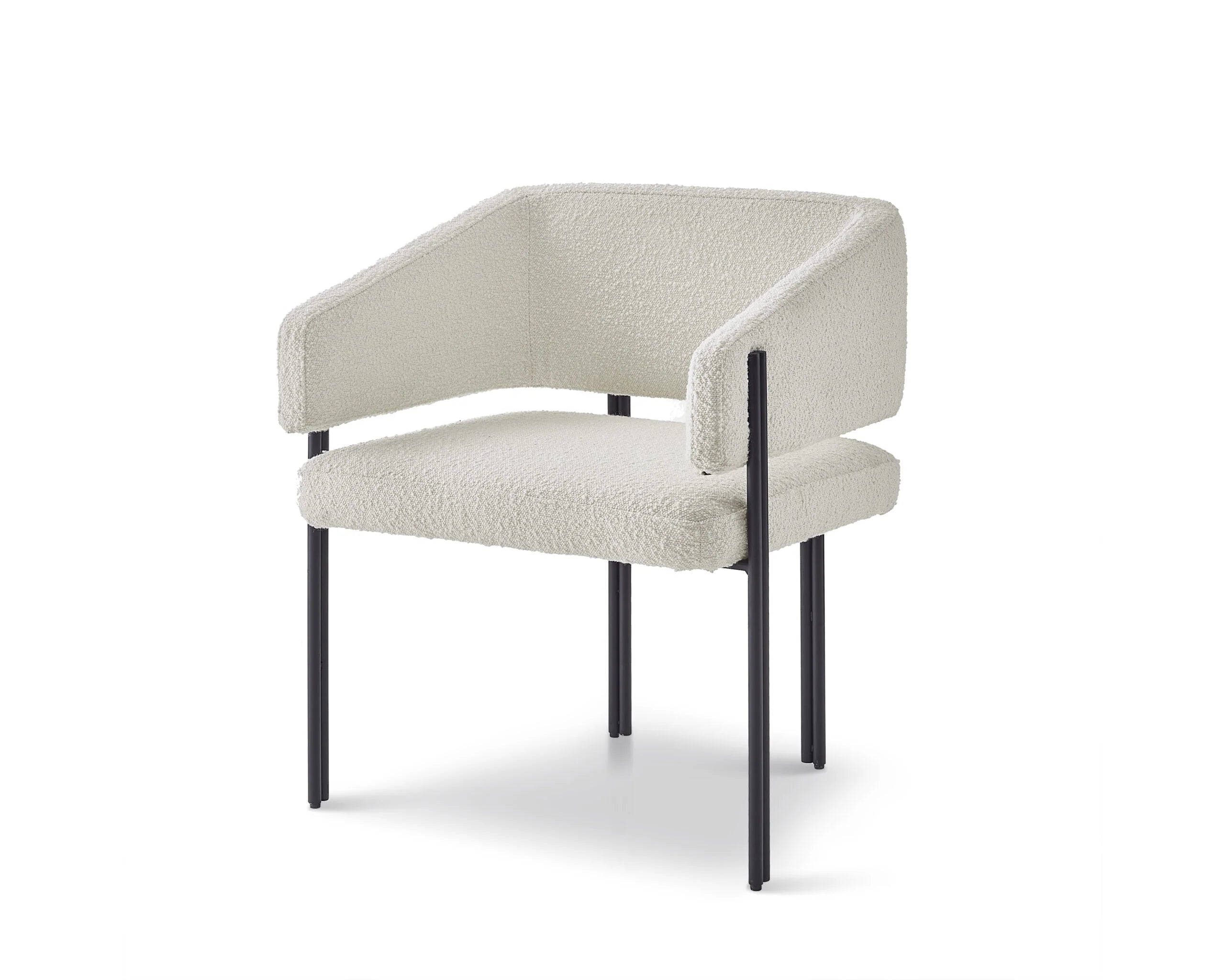 Tatler Sand Cream Boucle Dining Chair