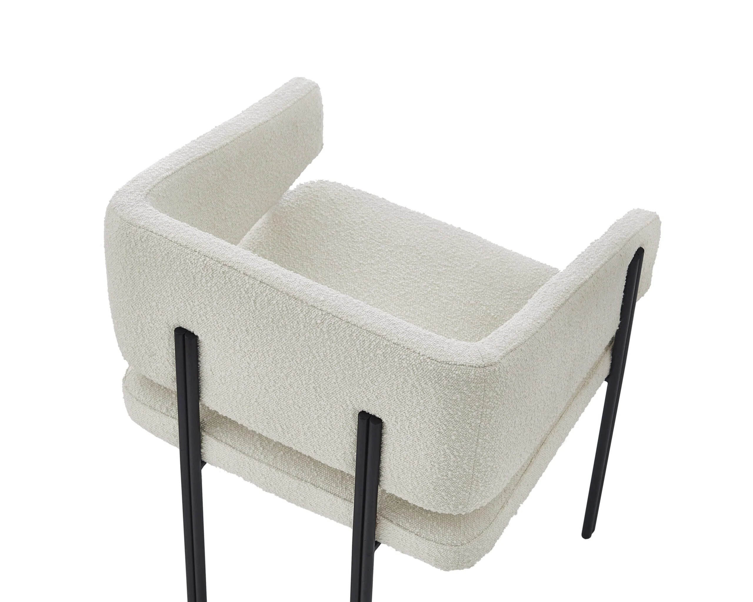 Tatler Sand Cream Boucle Dining Chair