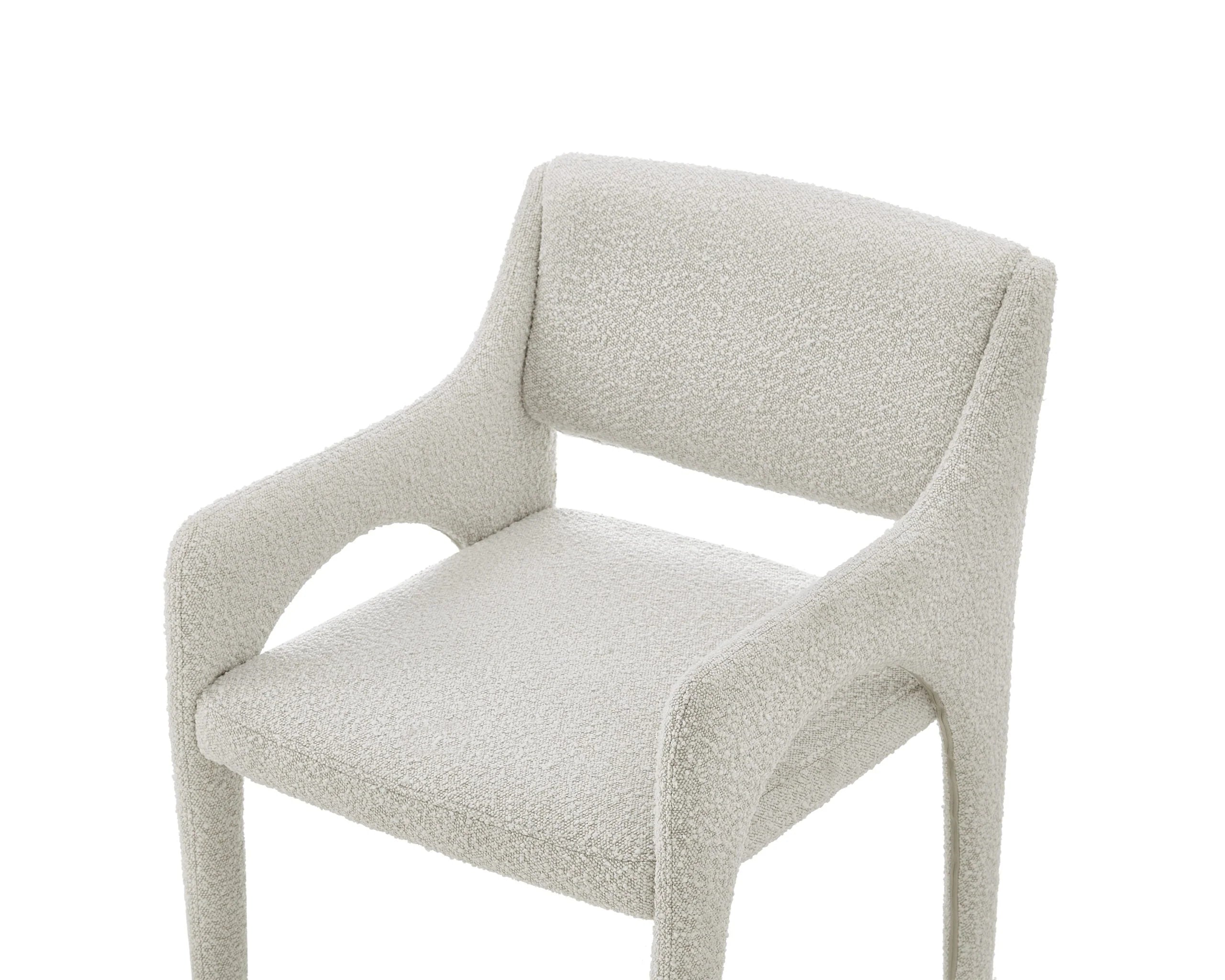 Godard Sand Cream Boucle Dining Chair