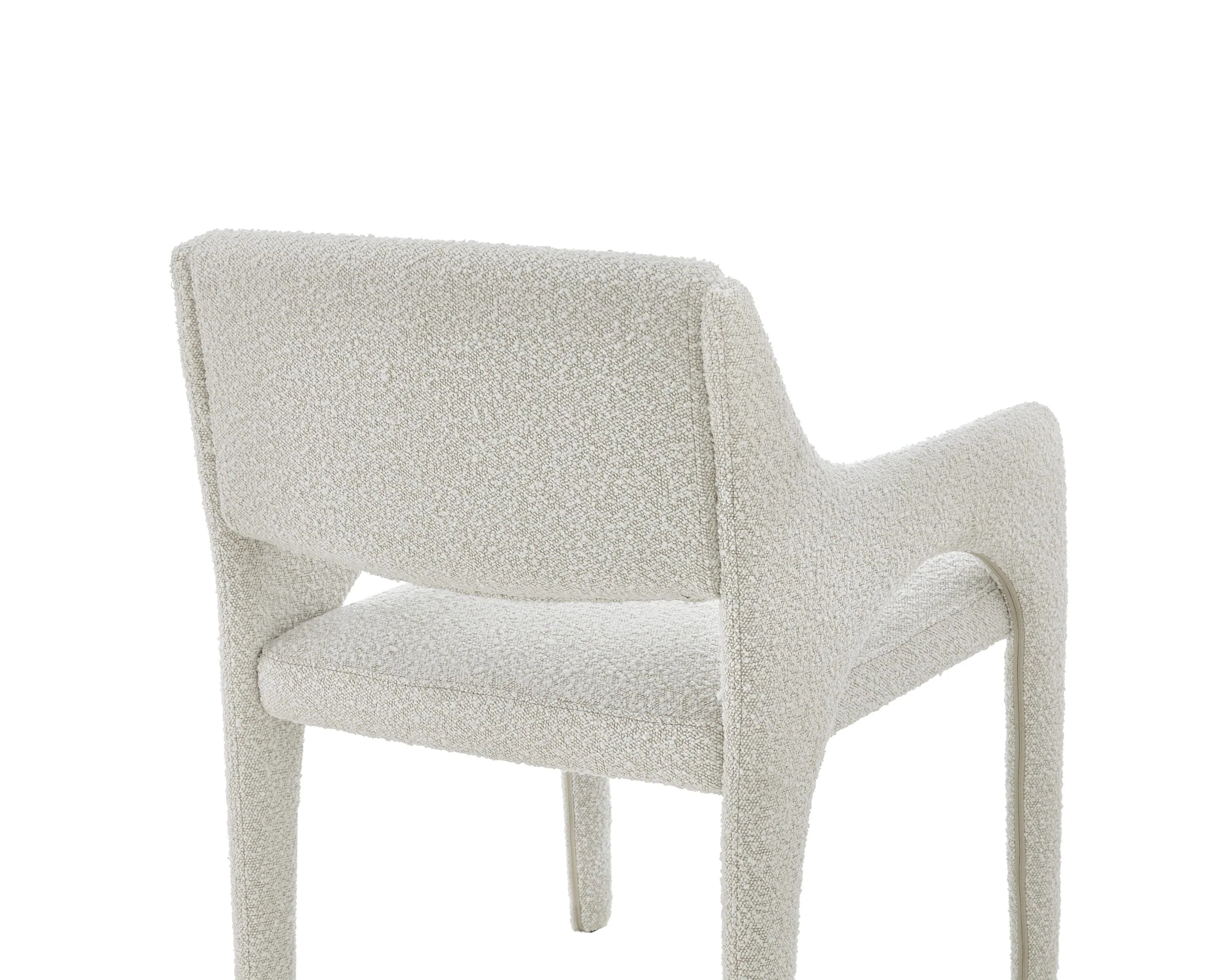 Godard Sand Cream Boucle Dining Chair