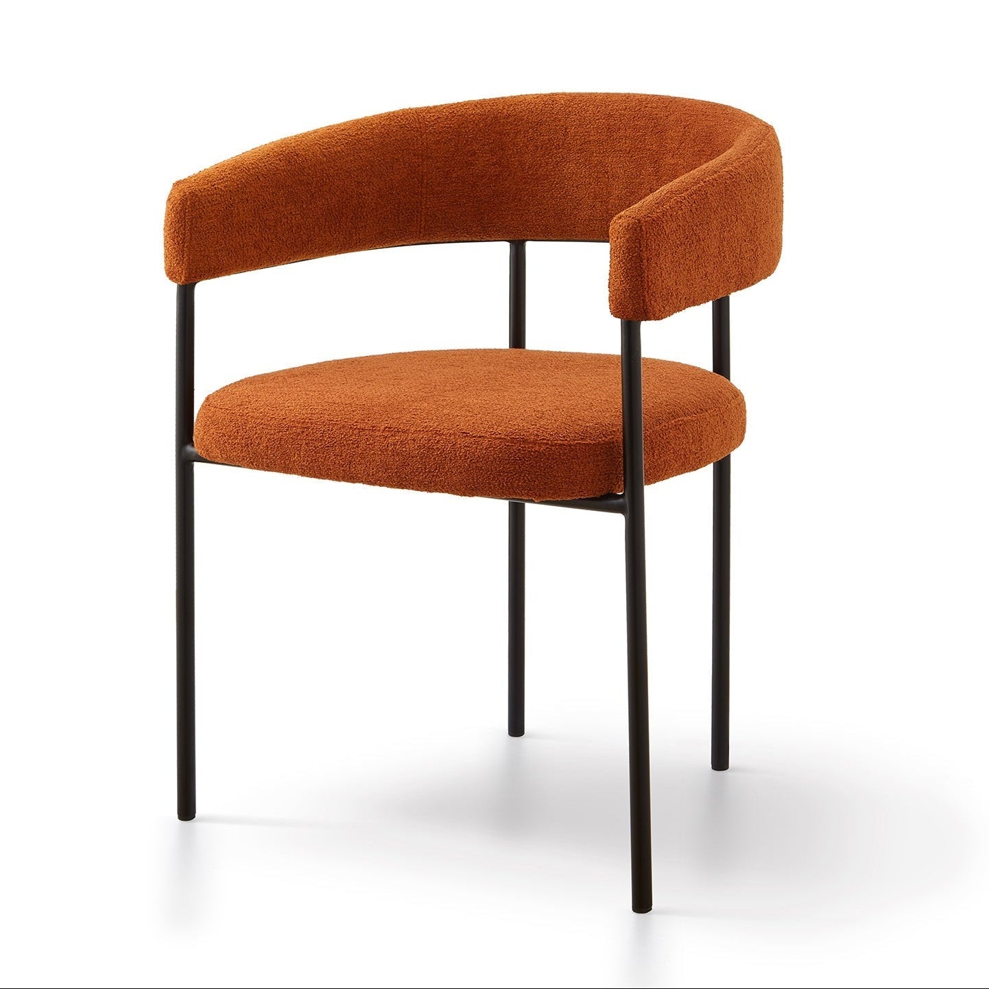 Katania Lander Rust Chenille Dining Chair