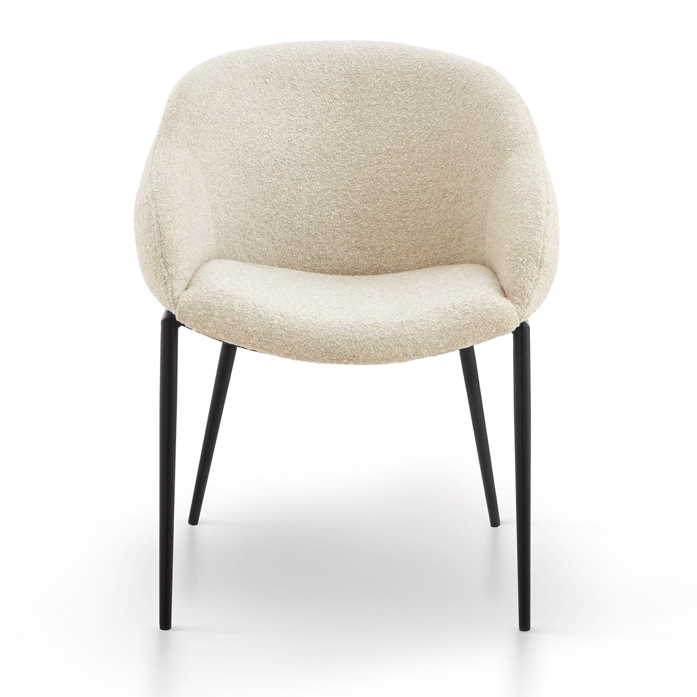 Amber Colman Pearl Boucle Dining Chair