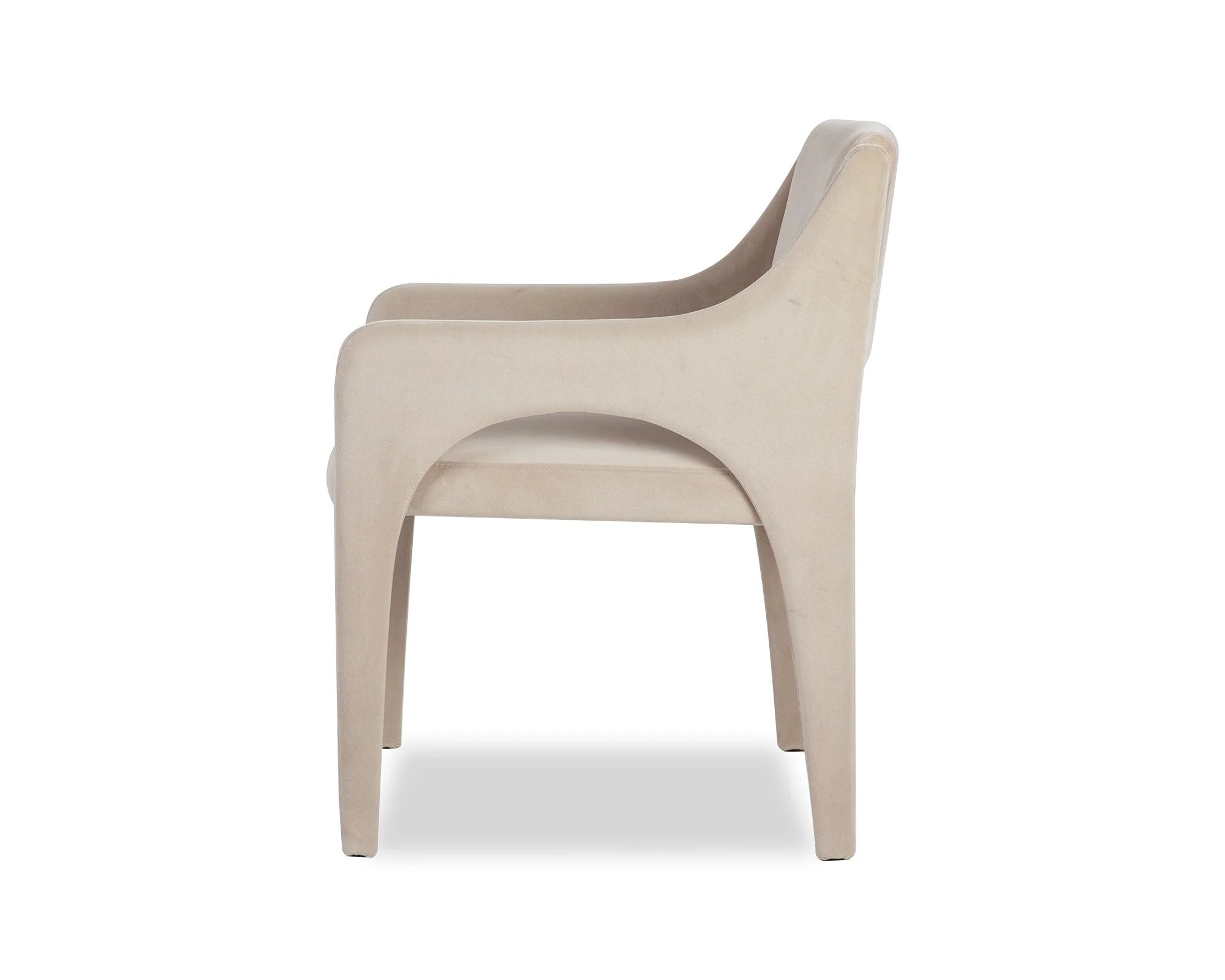 Godard Kaster II Pebble Velvet Dining Chair