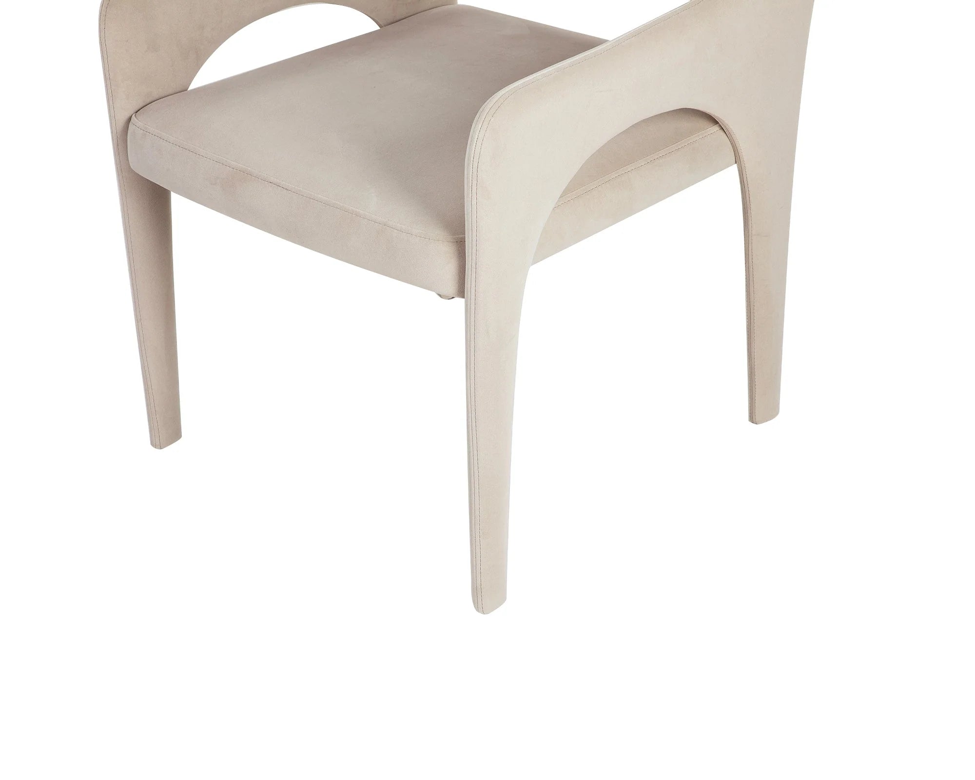Godard Kaster II Pebble Velvet Dining Chair