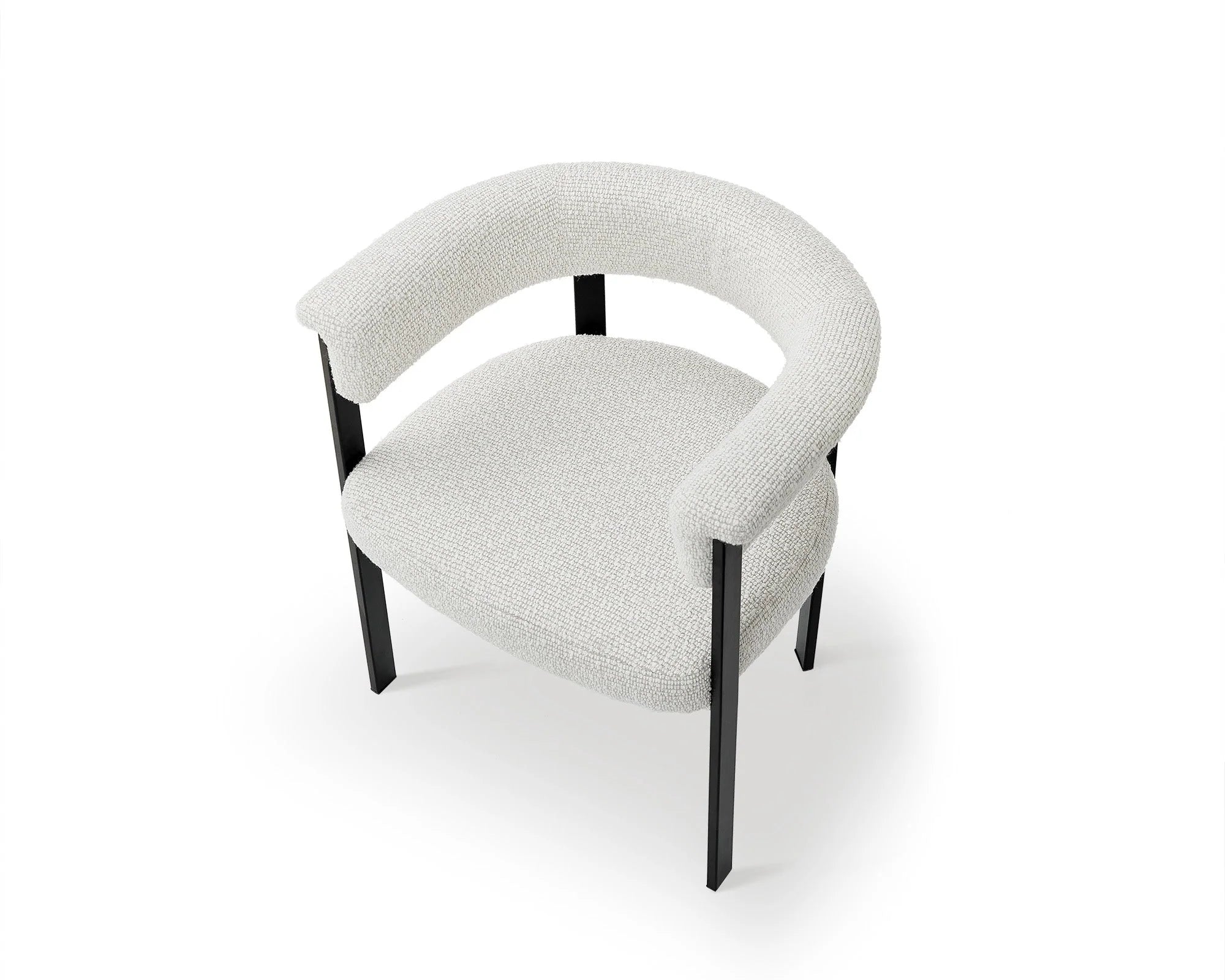 Vita Solo Beige Chenille Dining Chair