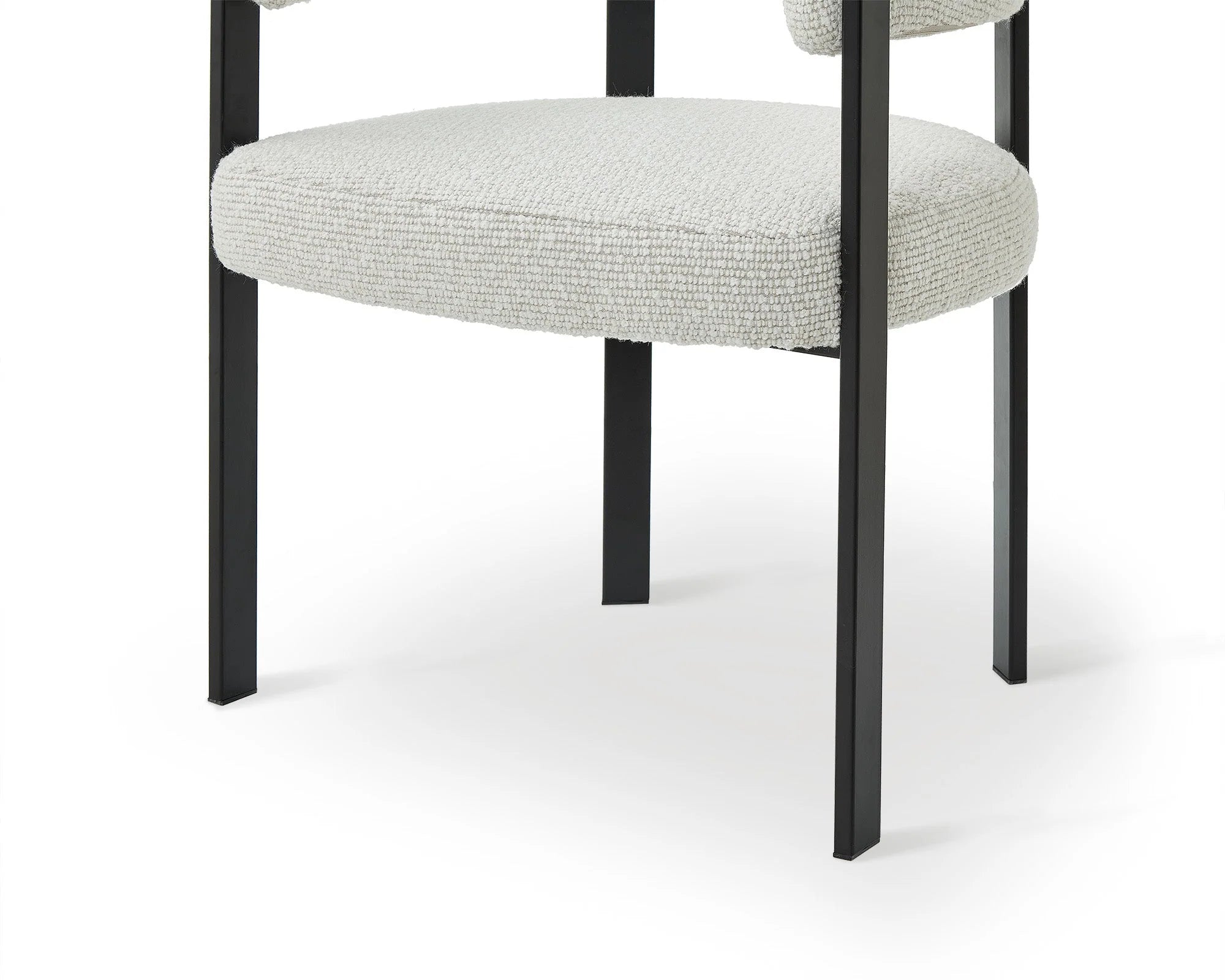 Vita Solo Beige Chenille Dining Chair
