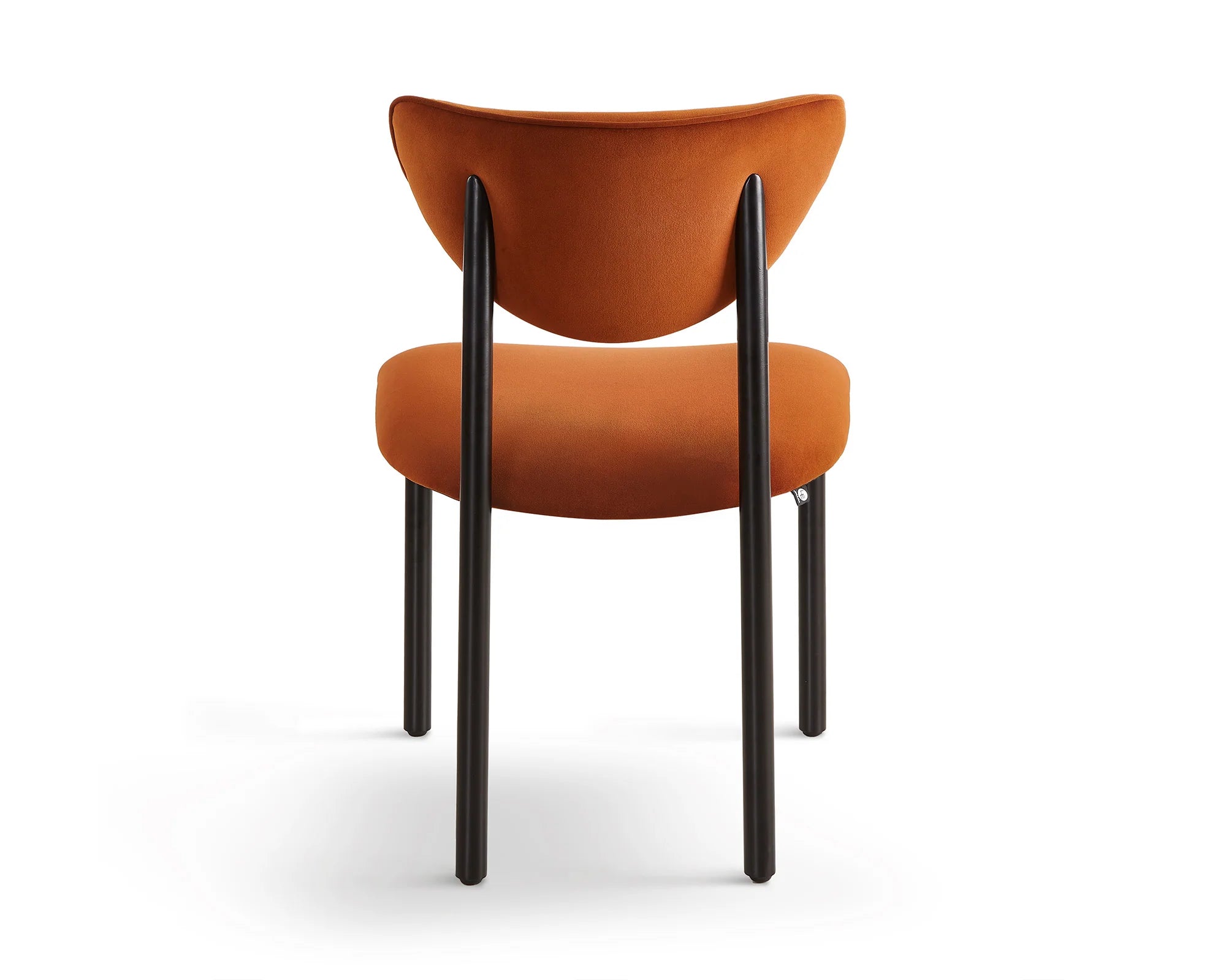 Set of 2 Noah Megan Oxide Velvet Dining Chairs