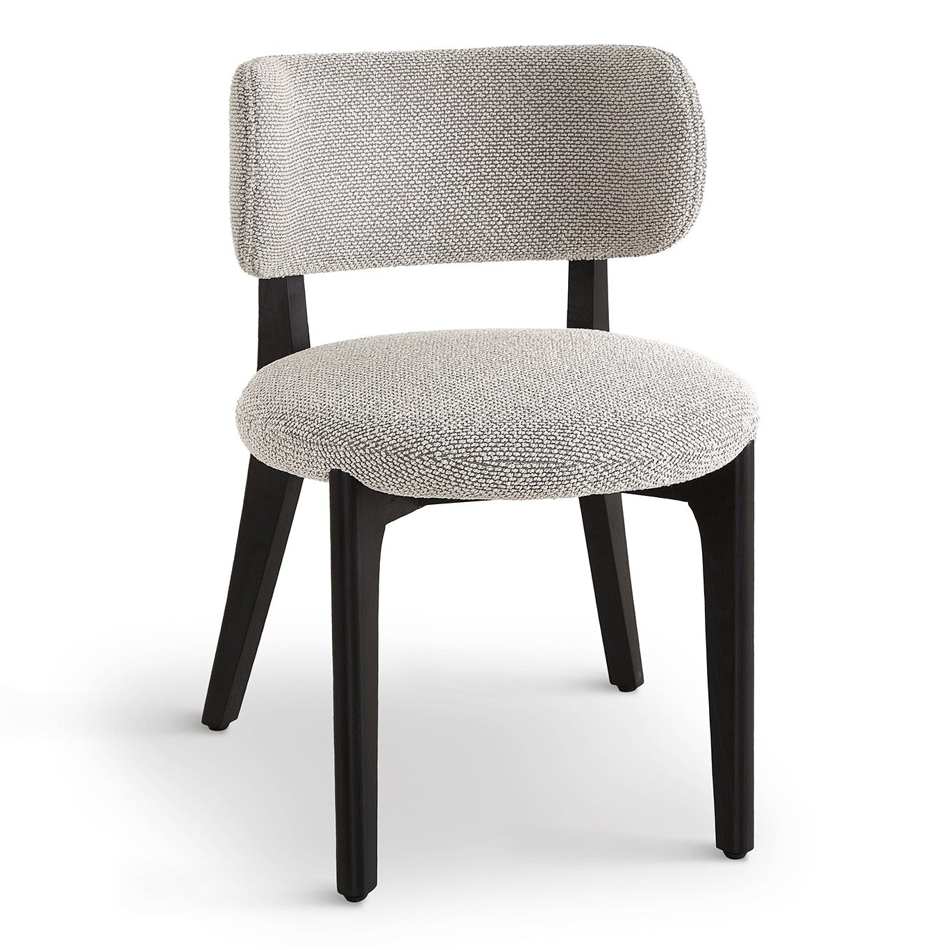 Set of 2 Collins Kelpa Textured Taupe Chenille Dining Chairs