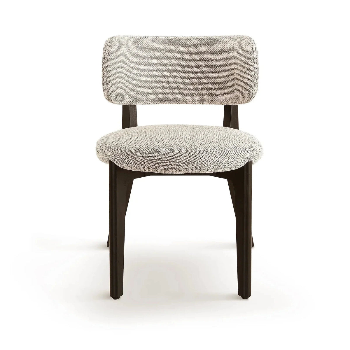 Set of 2 Collins Kelpa Textured Taupe Chenille Dining Chairs